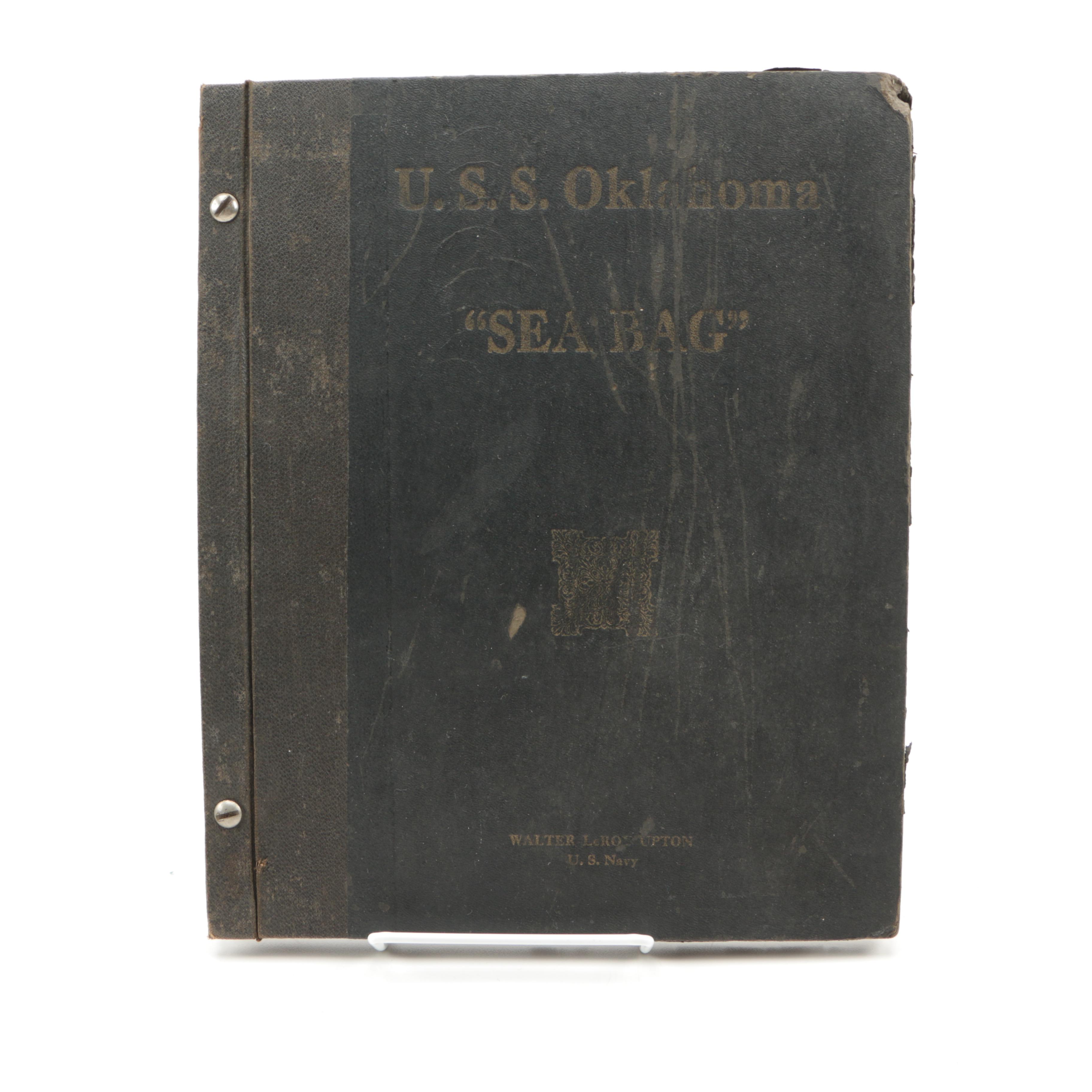 U.S.S. Oklahoma "Sea Bag" Ephemera
