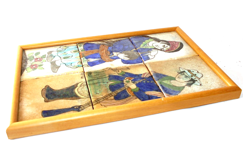 Pair of Persian Architectural Tiles