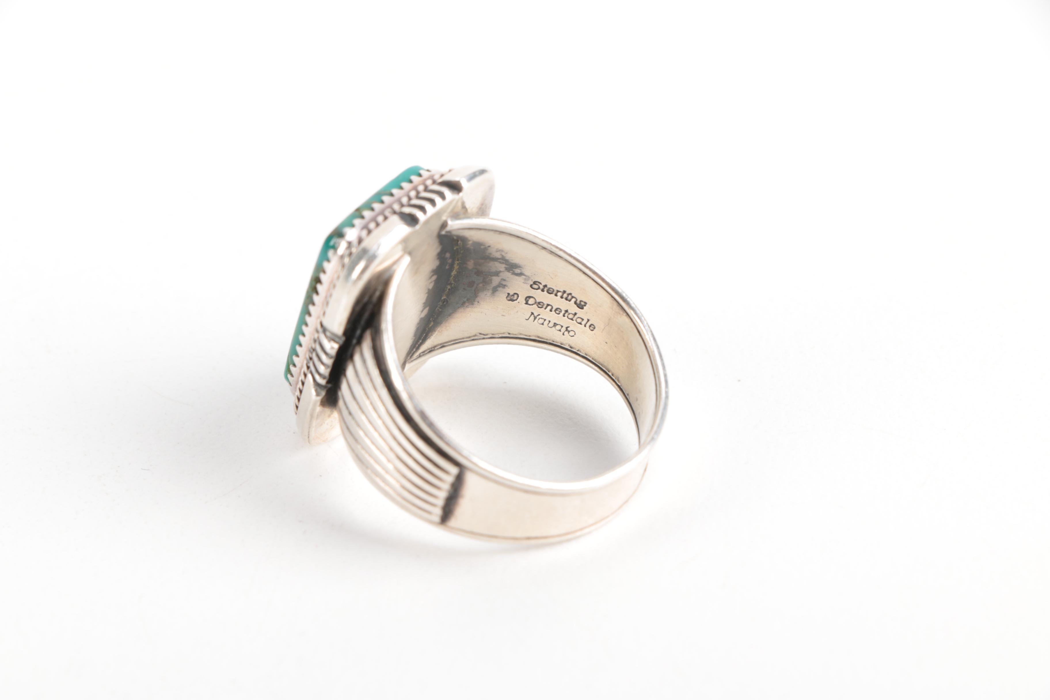 Will Denetdale Sterling Crhysacolla Ring