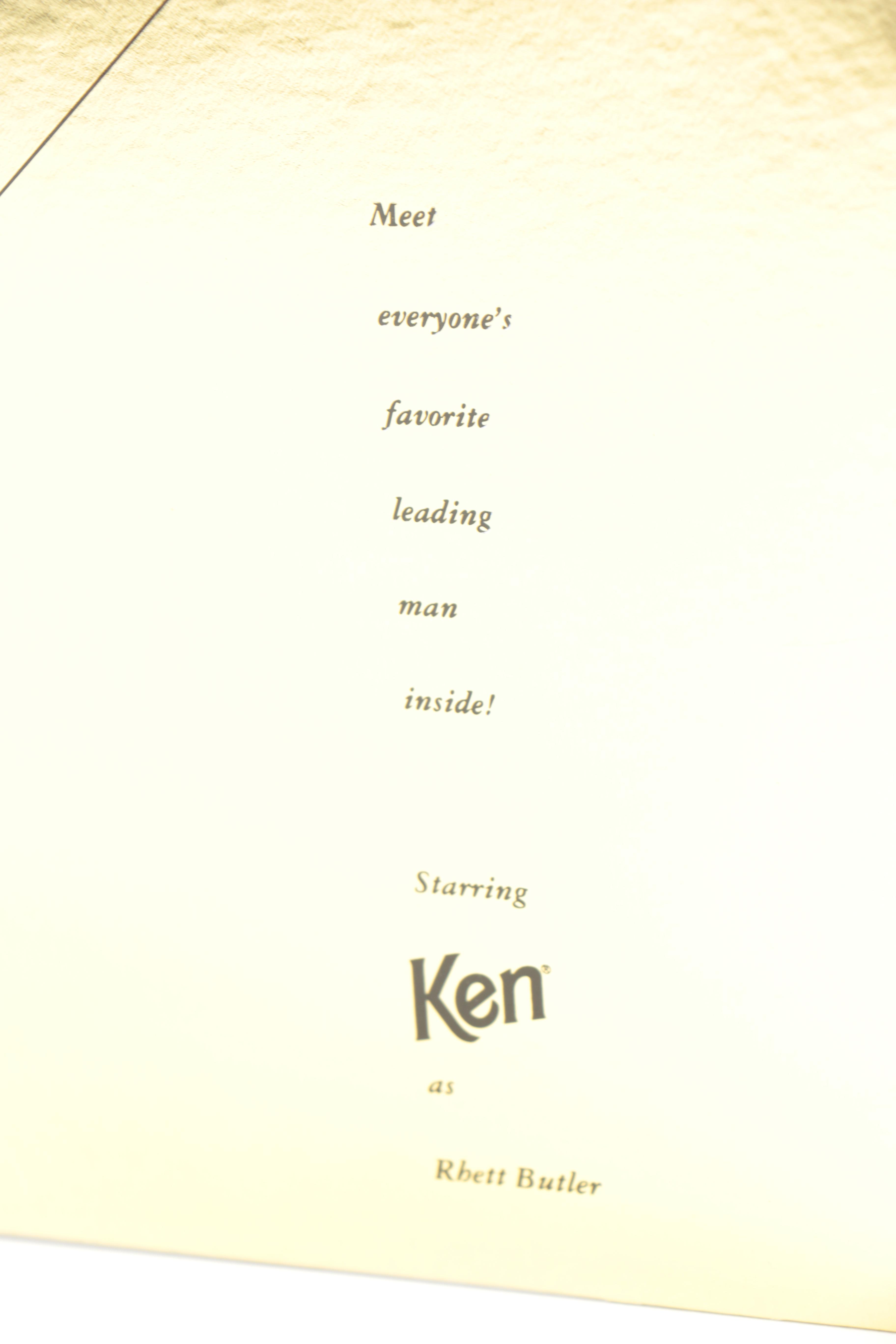 1994 Rhett Butler "Gone With the Wind" Ken Doll