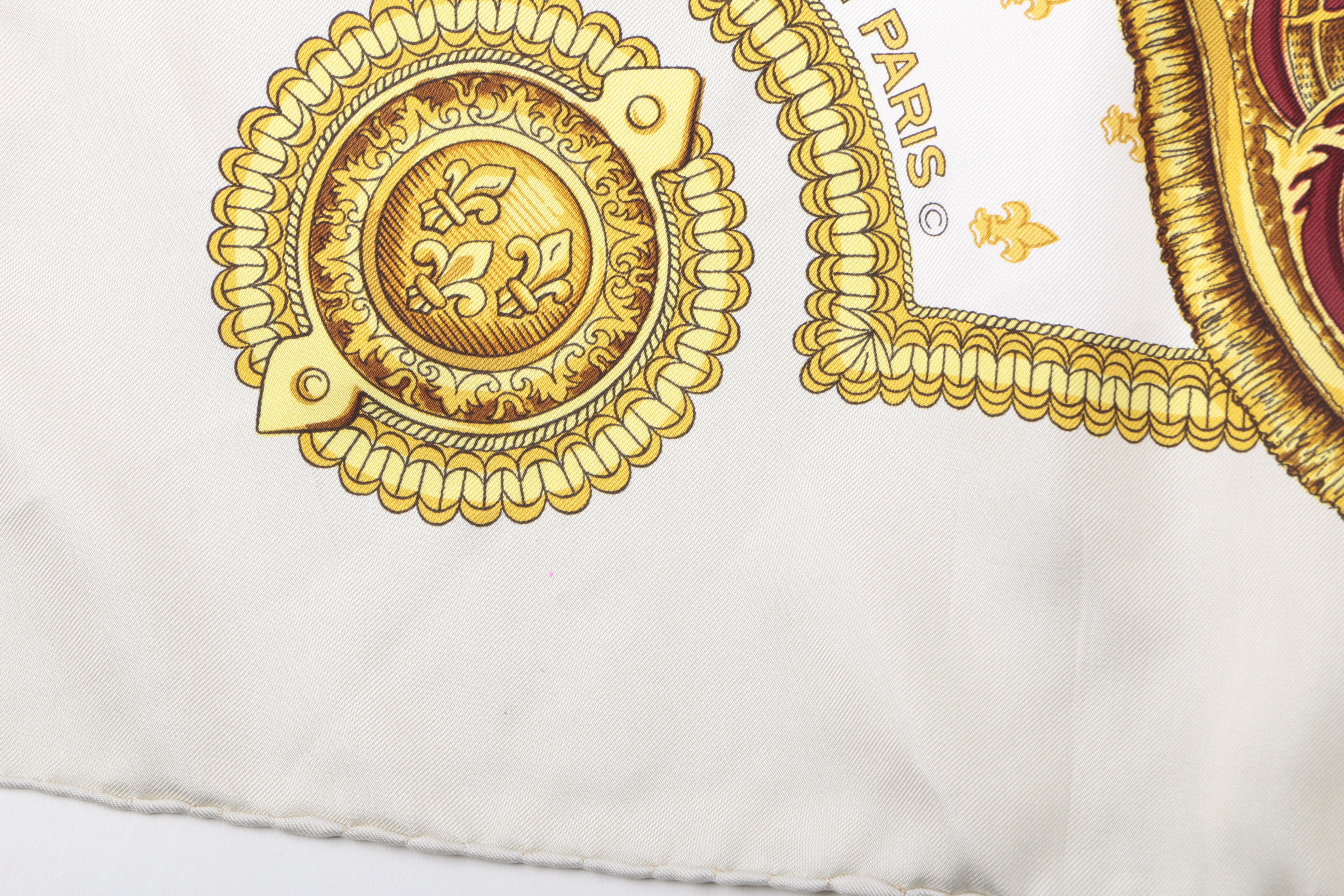 Hermès "Selles A Housse" Silk Scarf