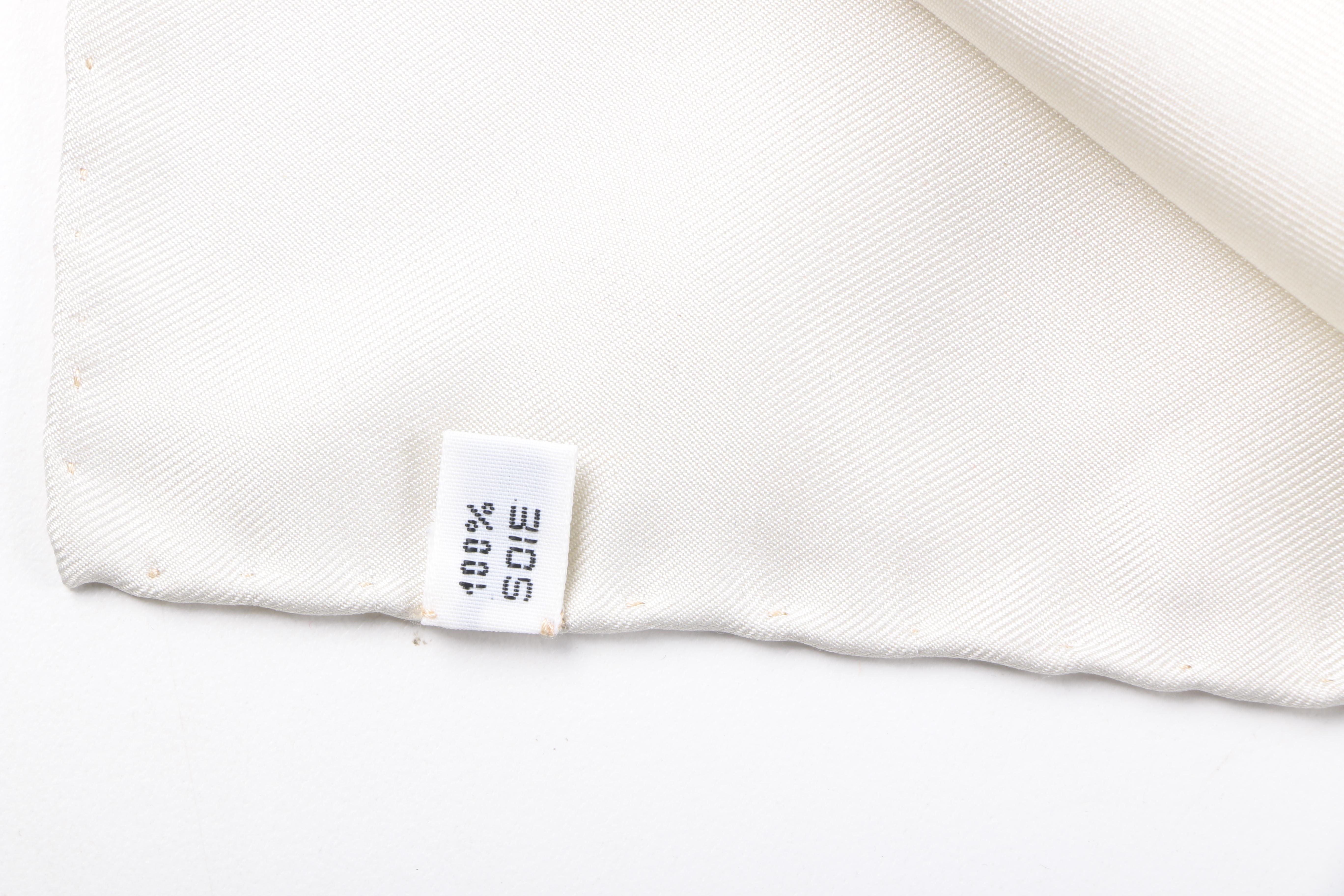 Hermès "Selles A Housse" Silk Scarf