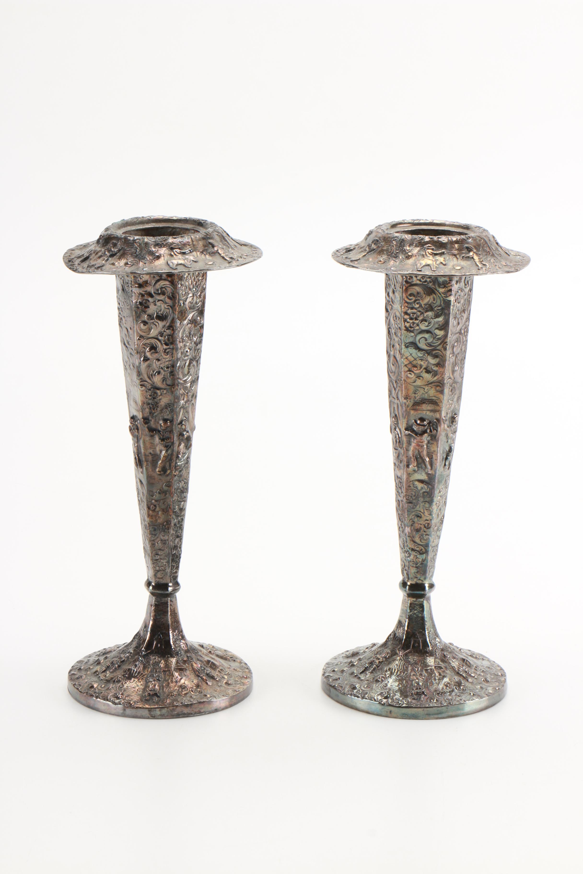 Hallmark Silver-Plated Vases