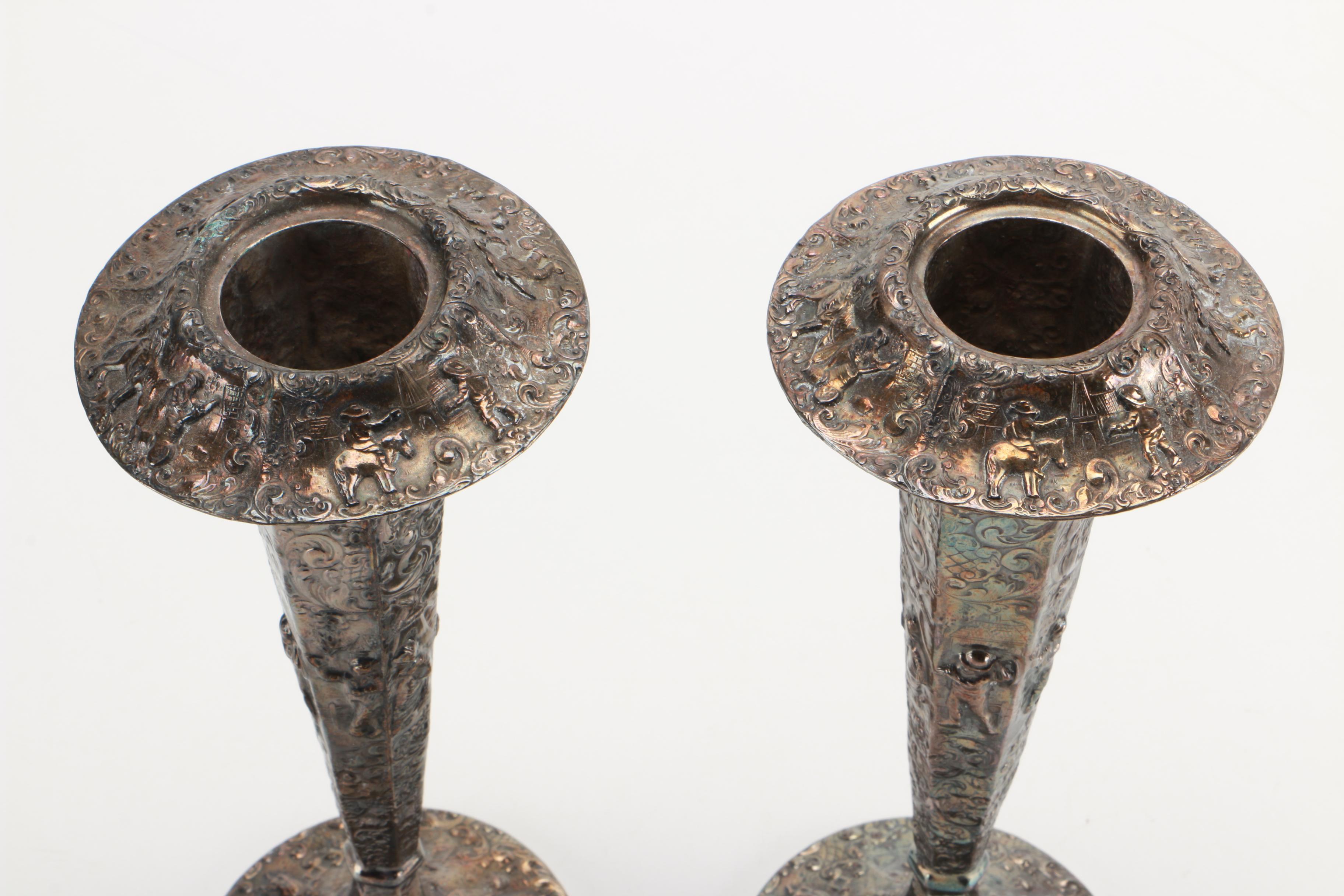 Hallmark Silver-Plated Vases