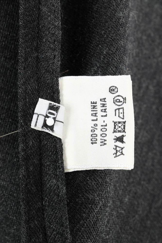 Hermès Deep Heather Gray Wool Cape with Coordinating Gloves