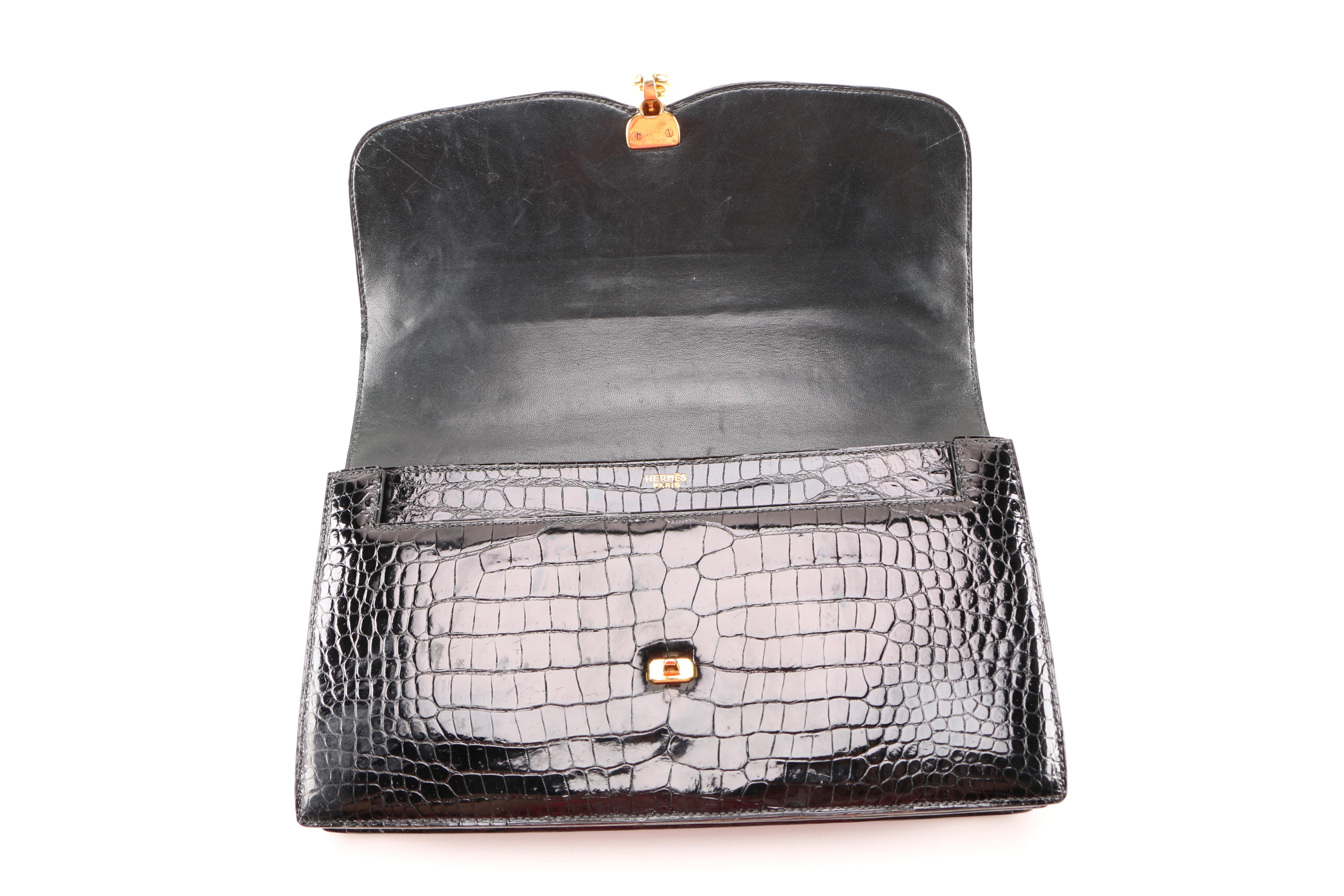 Vintage Hermès Alligator Chaine d'Ancre Handbag