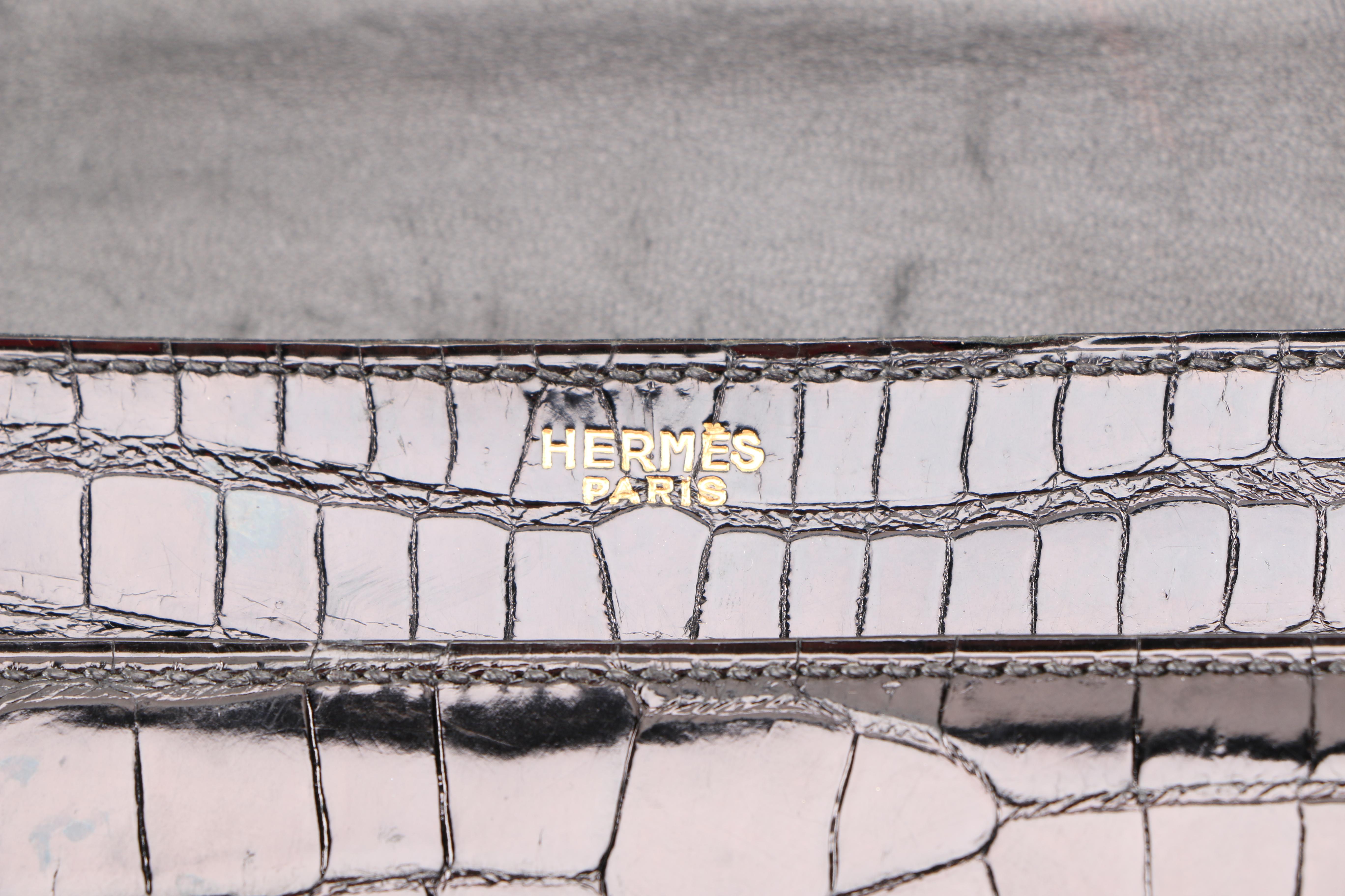 Vintage Hermès Alligator Chaine d'Ancre Handbag