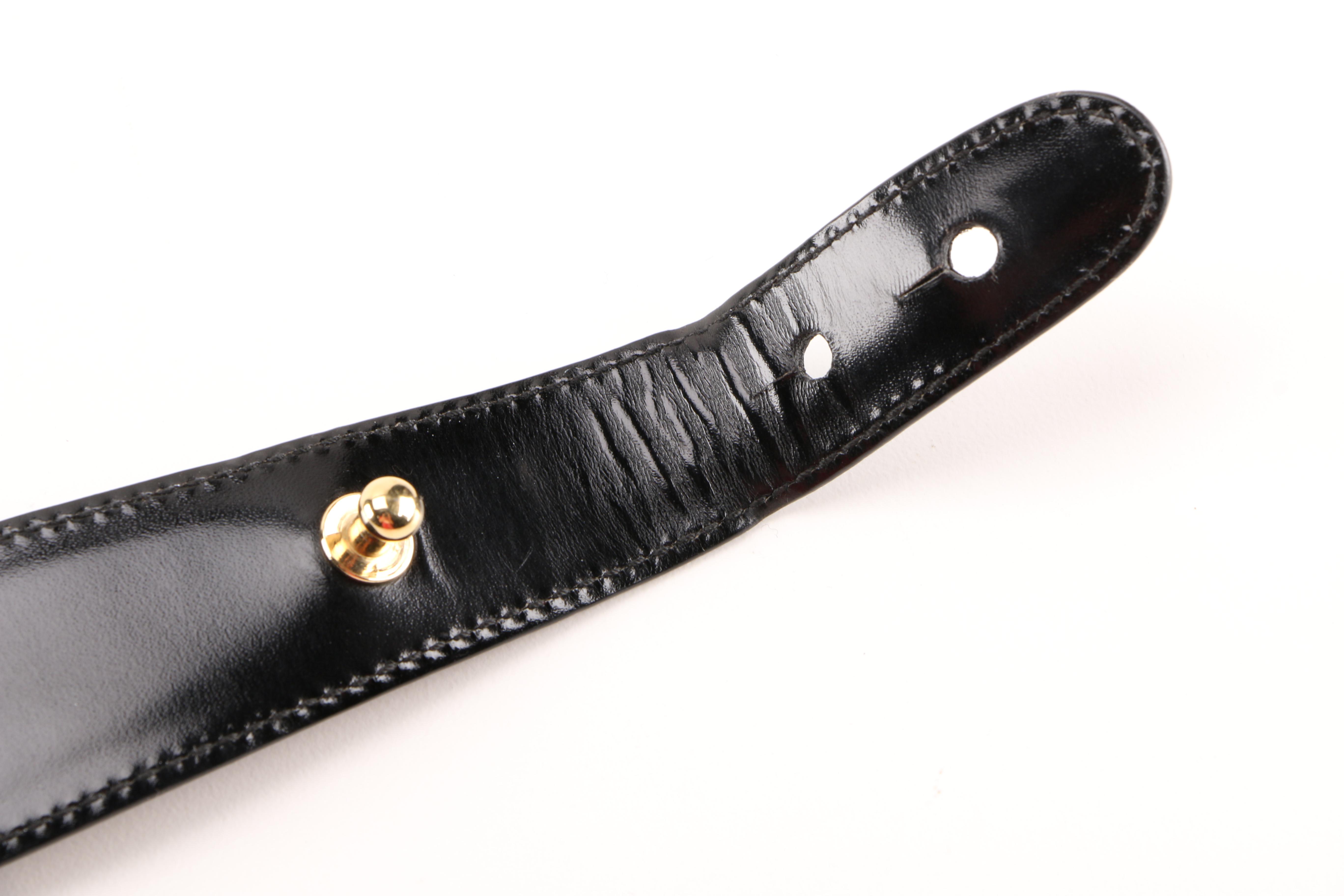 1996 Tom Ford Gucci Spazzolato Leather Belt