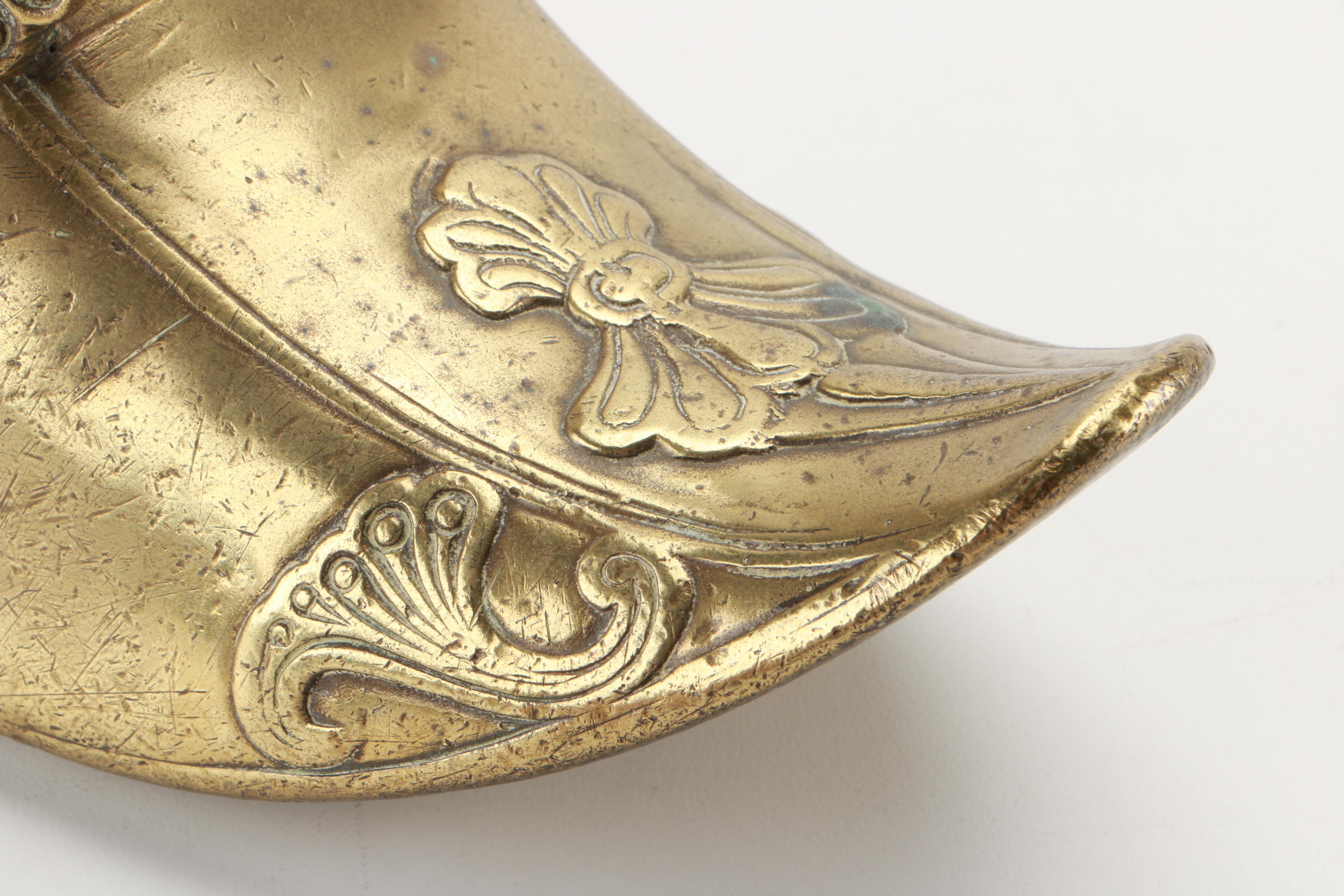 Conquistador Brass Stirrup Wall Sconces