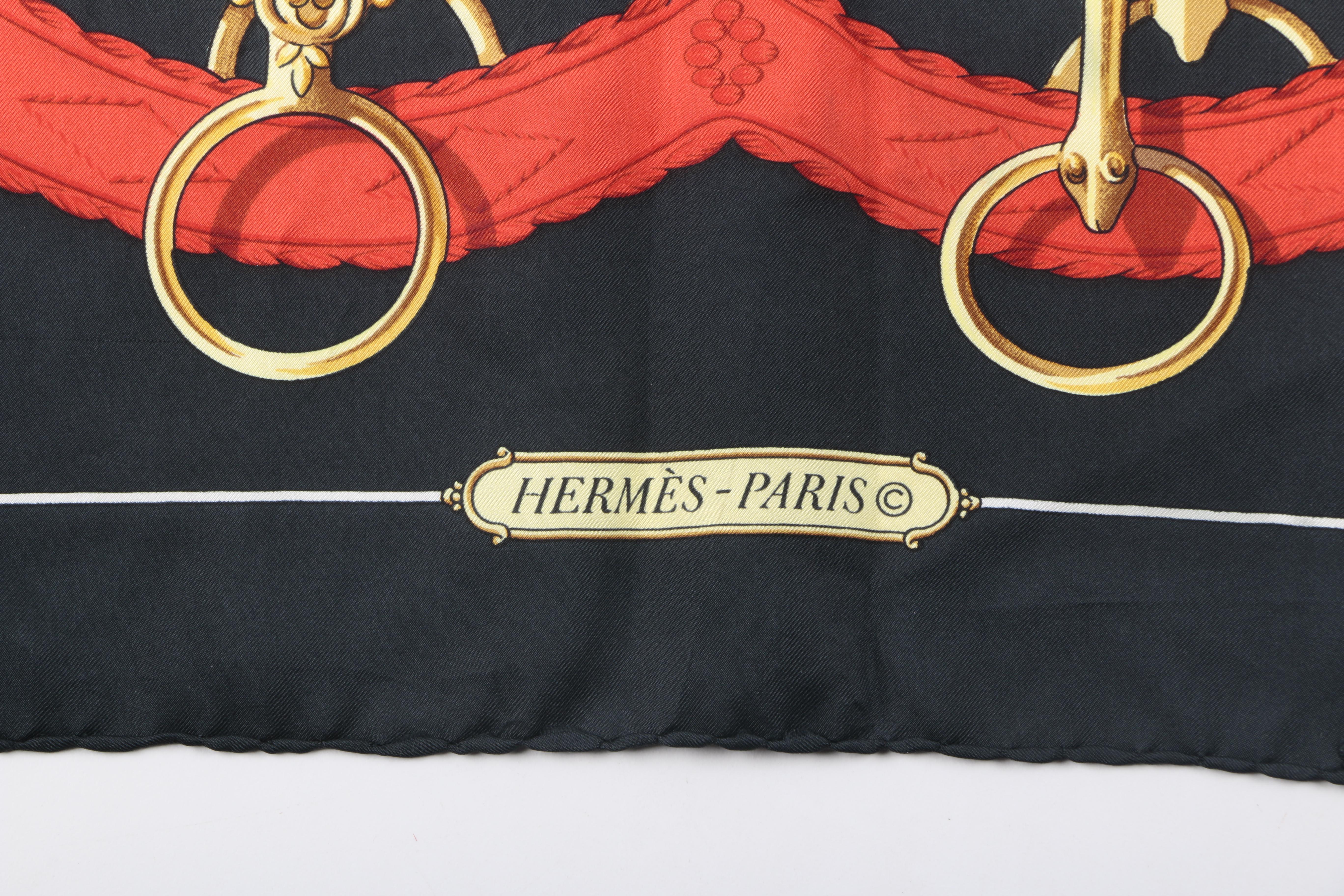Hermès "Profile" Silk Scarf