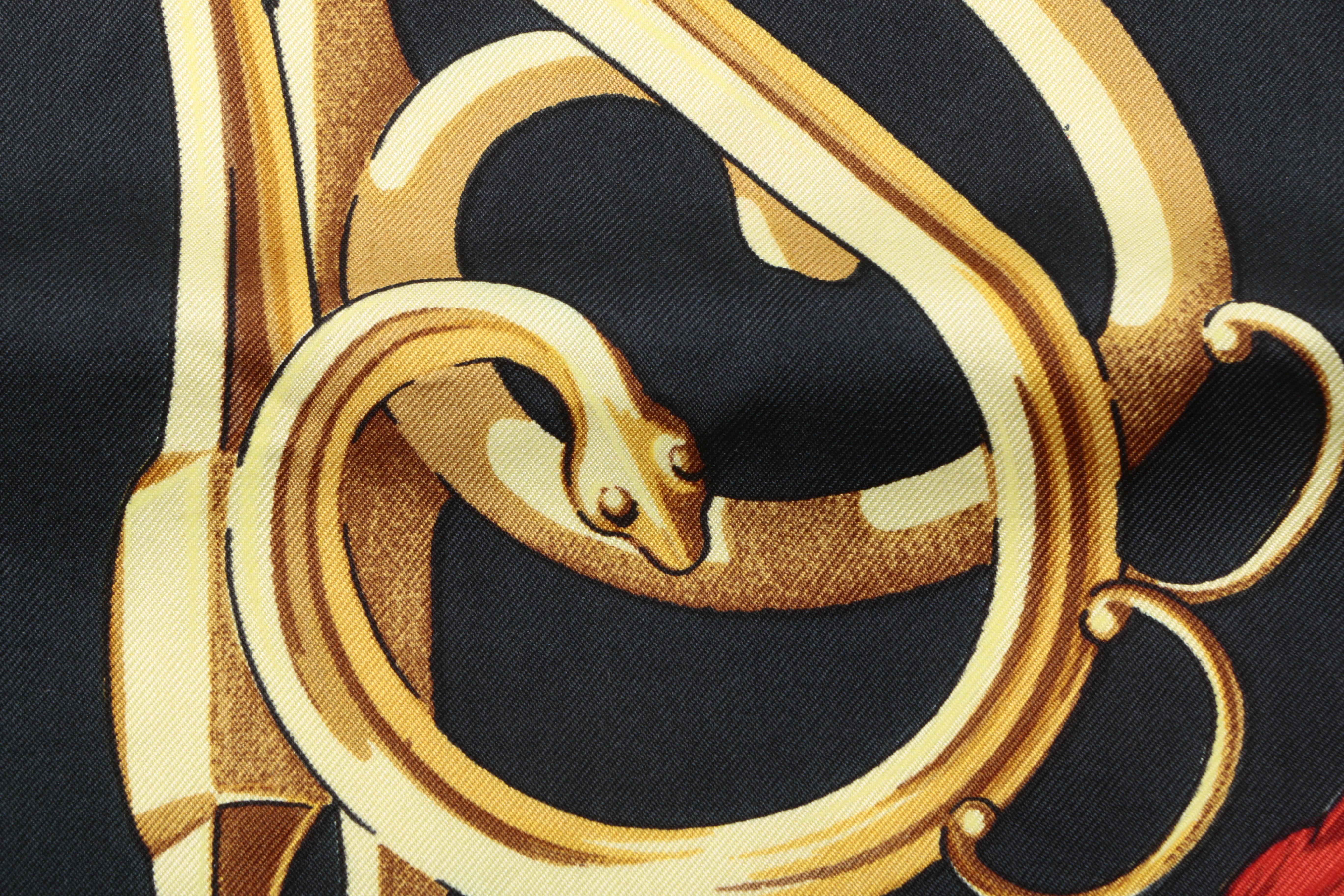 Hermès "Profile" Silk Scarf