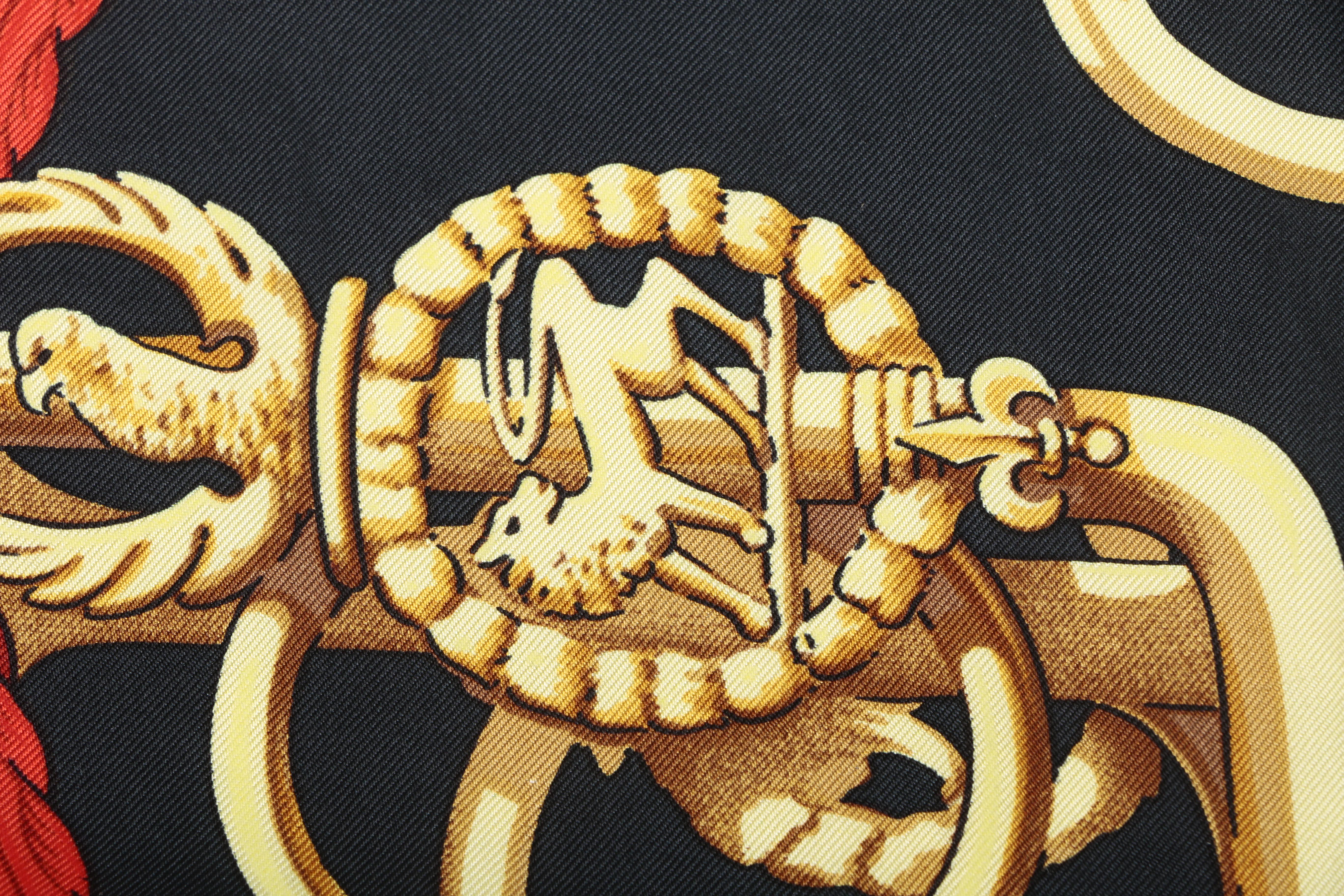 Hermès "Profile" Silk Scarf