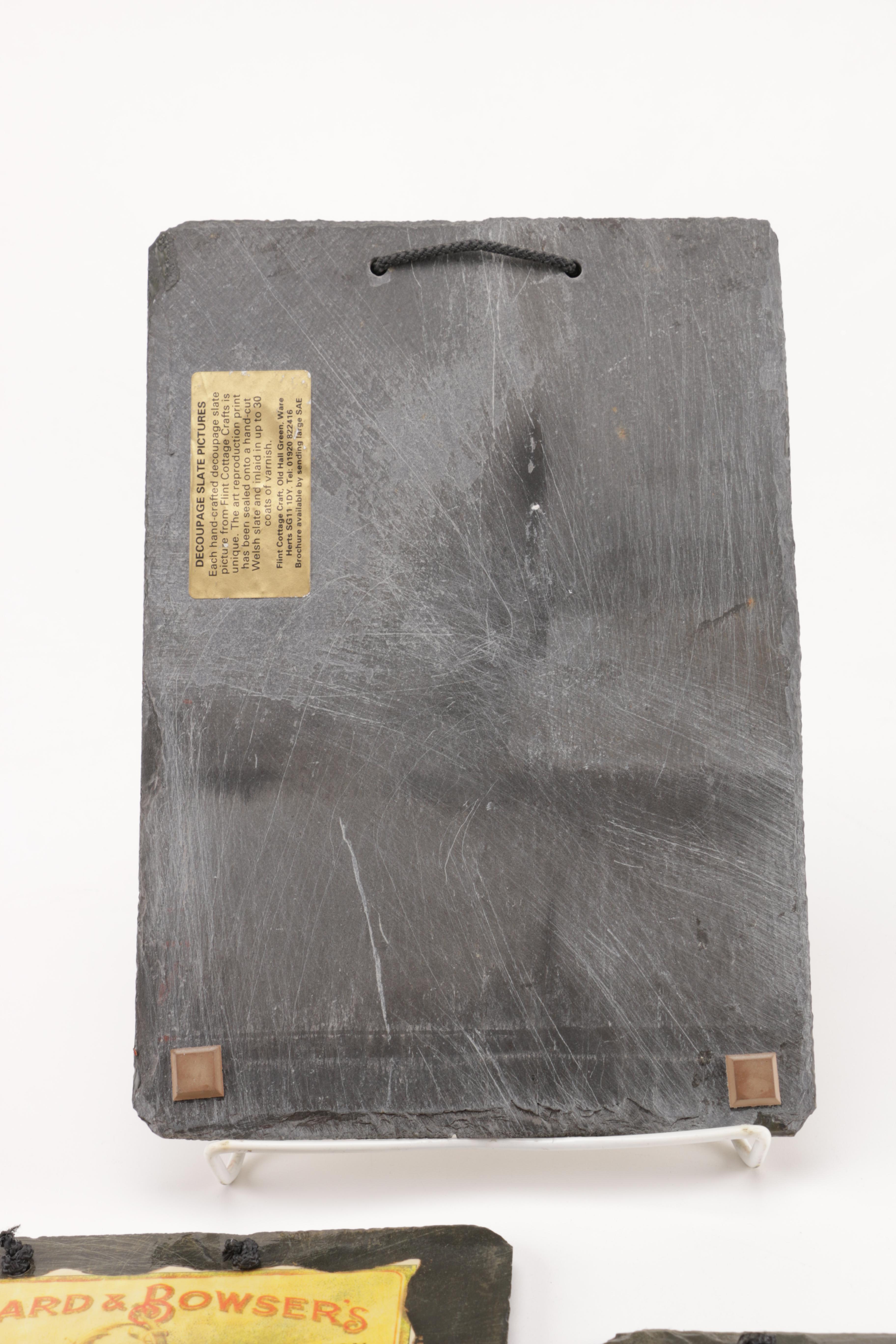 Decoupage Slate Pictures from Flint Cottage Crafts