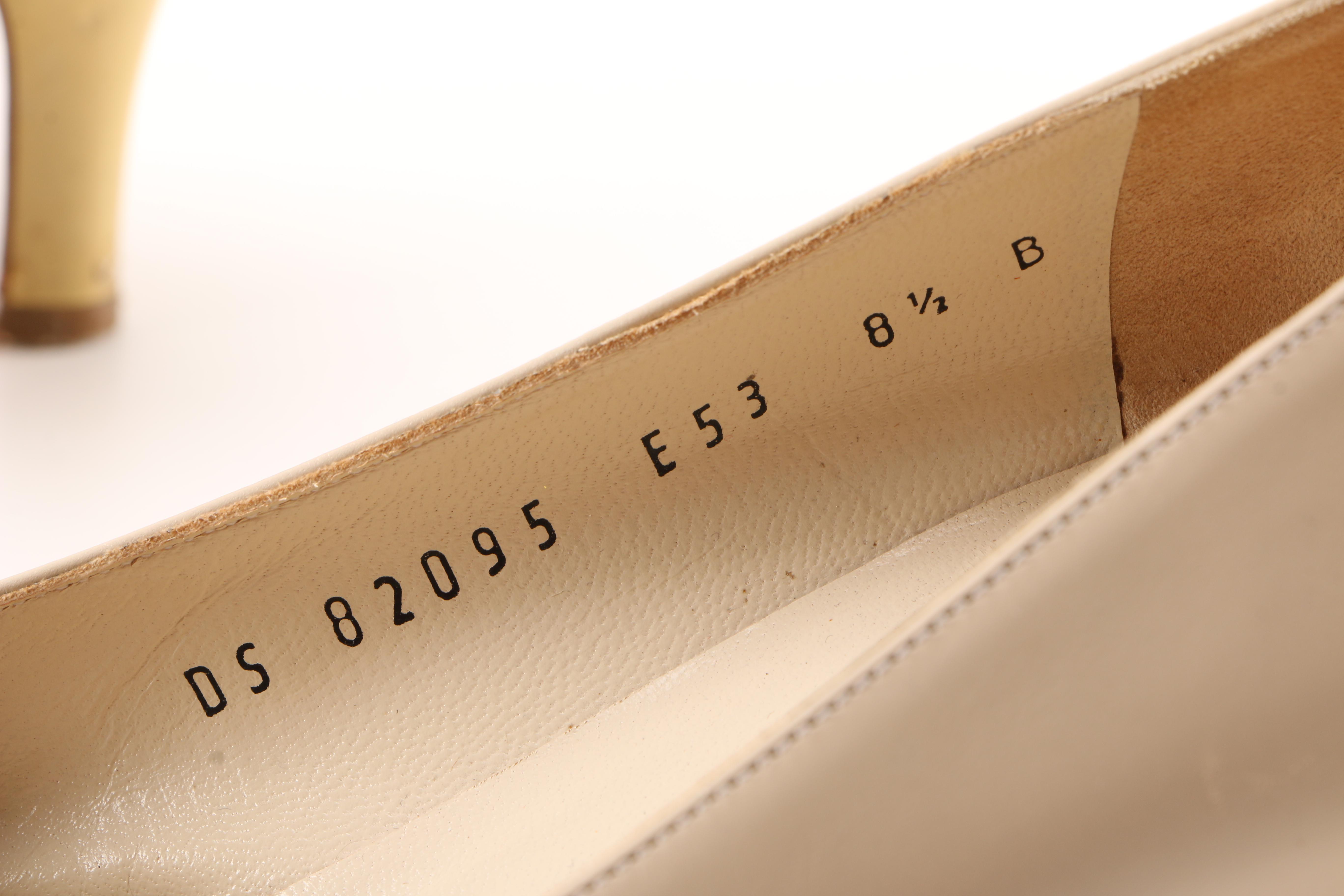 Salvatore Ferragamo Vintage Nude Color Block Heels