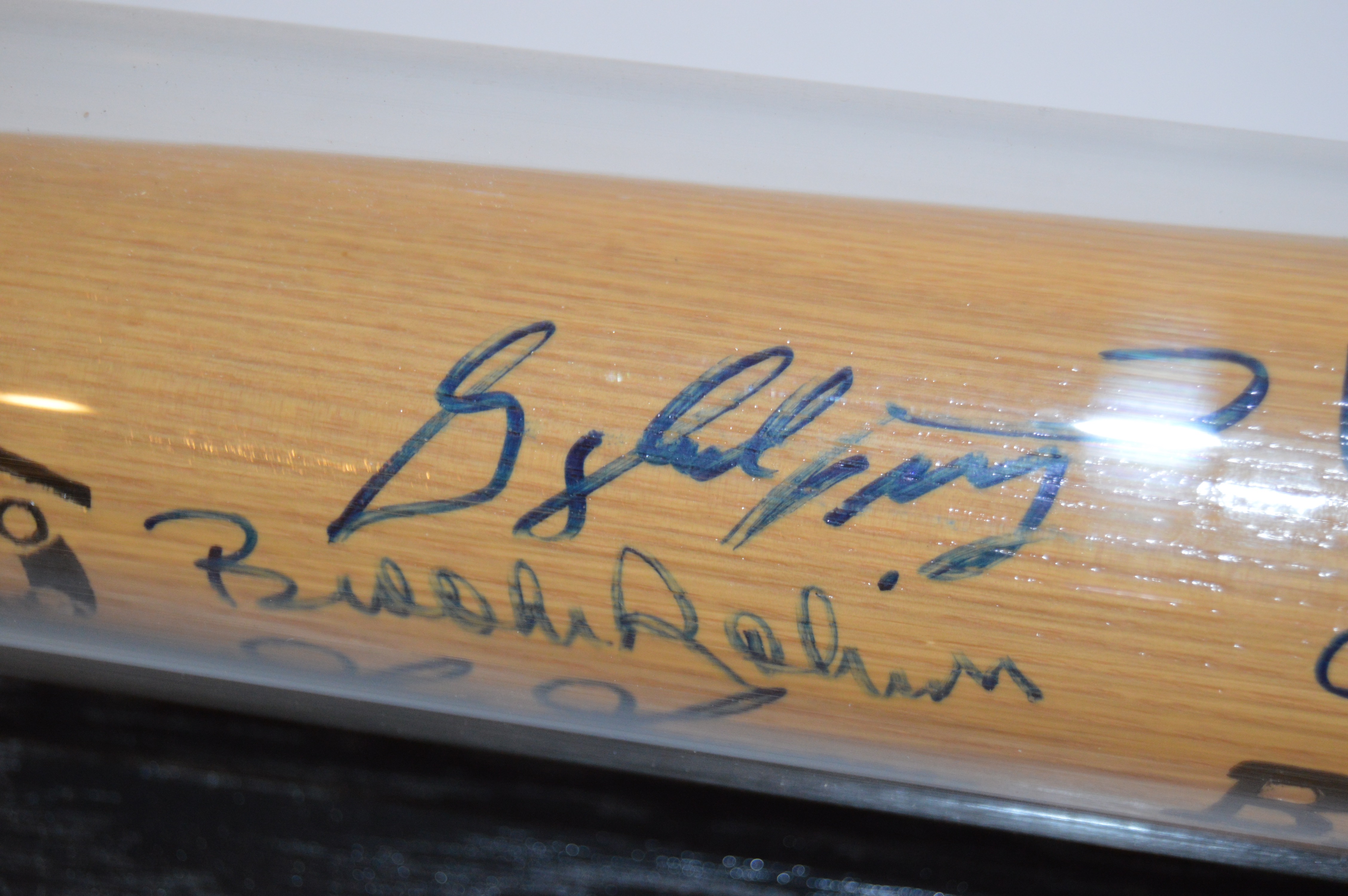 Autographed Baseball Bat Including Brooks Robinson and More