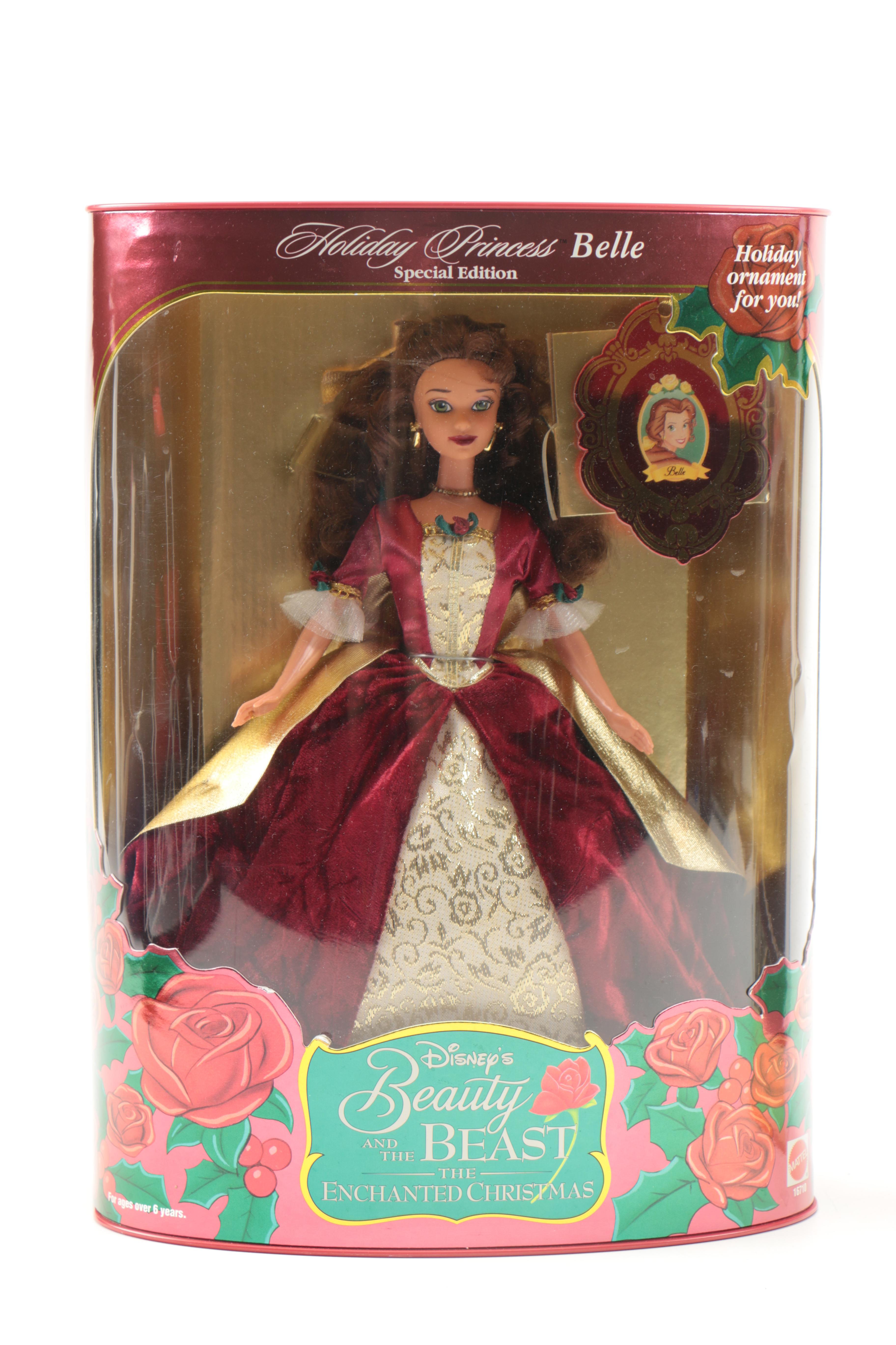 Pair of Holiday Barbies in Boxes