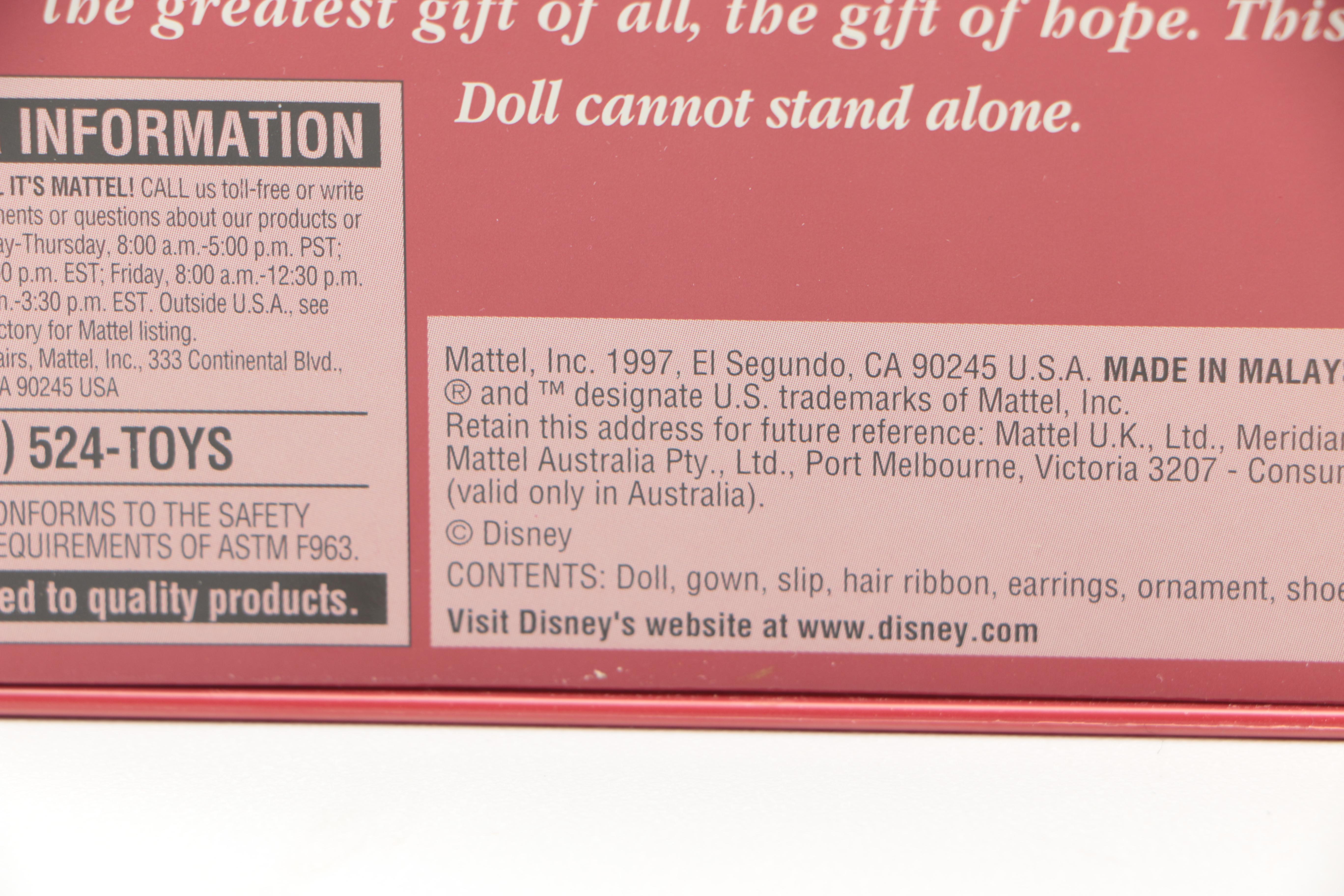 Pair of Holiday Barbies in Boxes