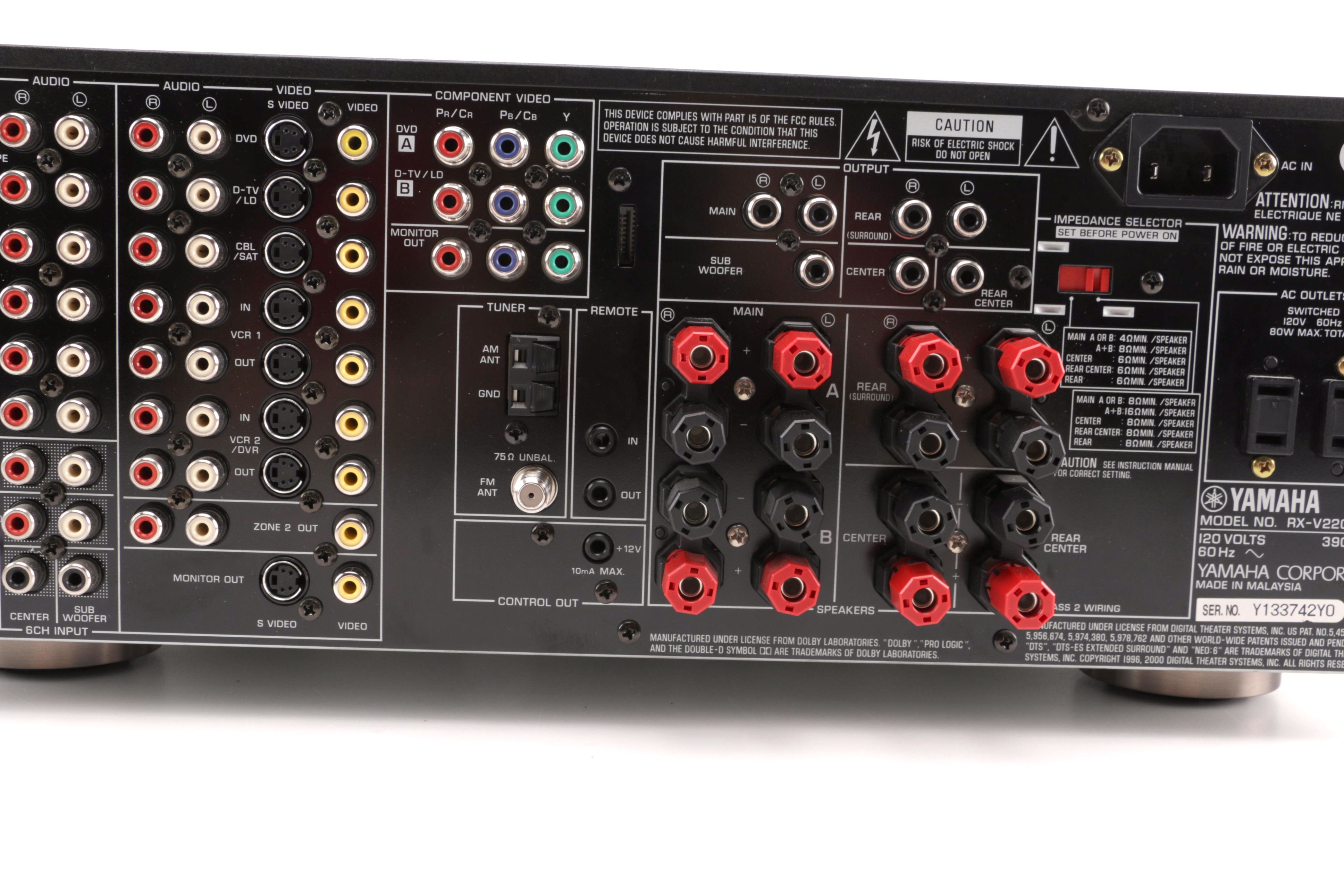 Yamaha Natural Sound AV Receiver