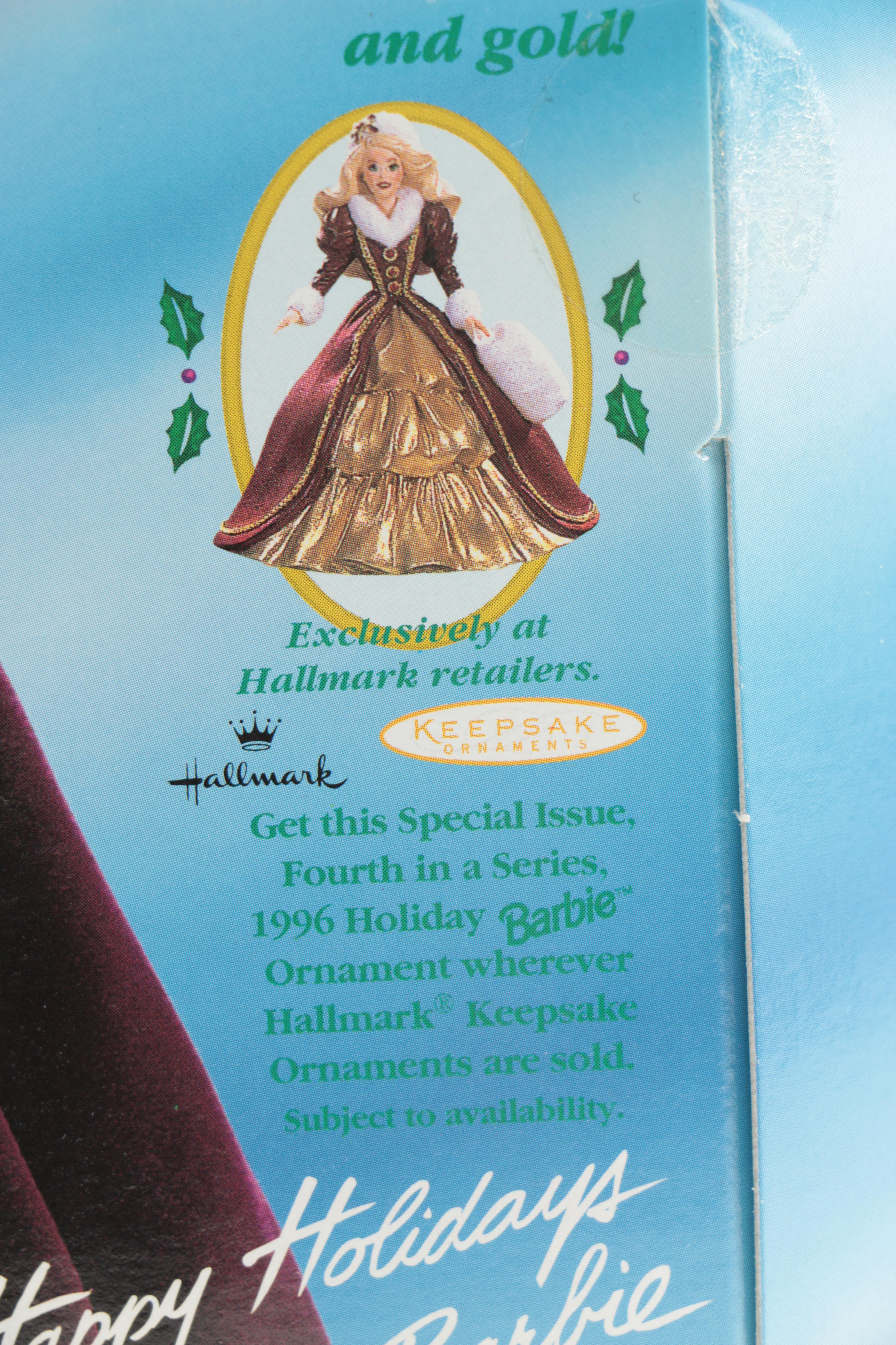 Pair of Holiday Barbies in Boxes