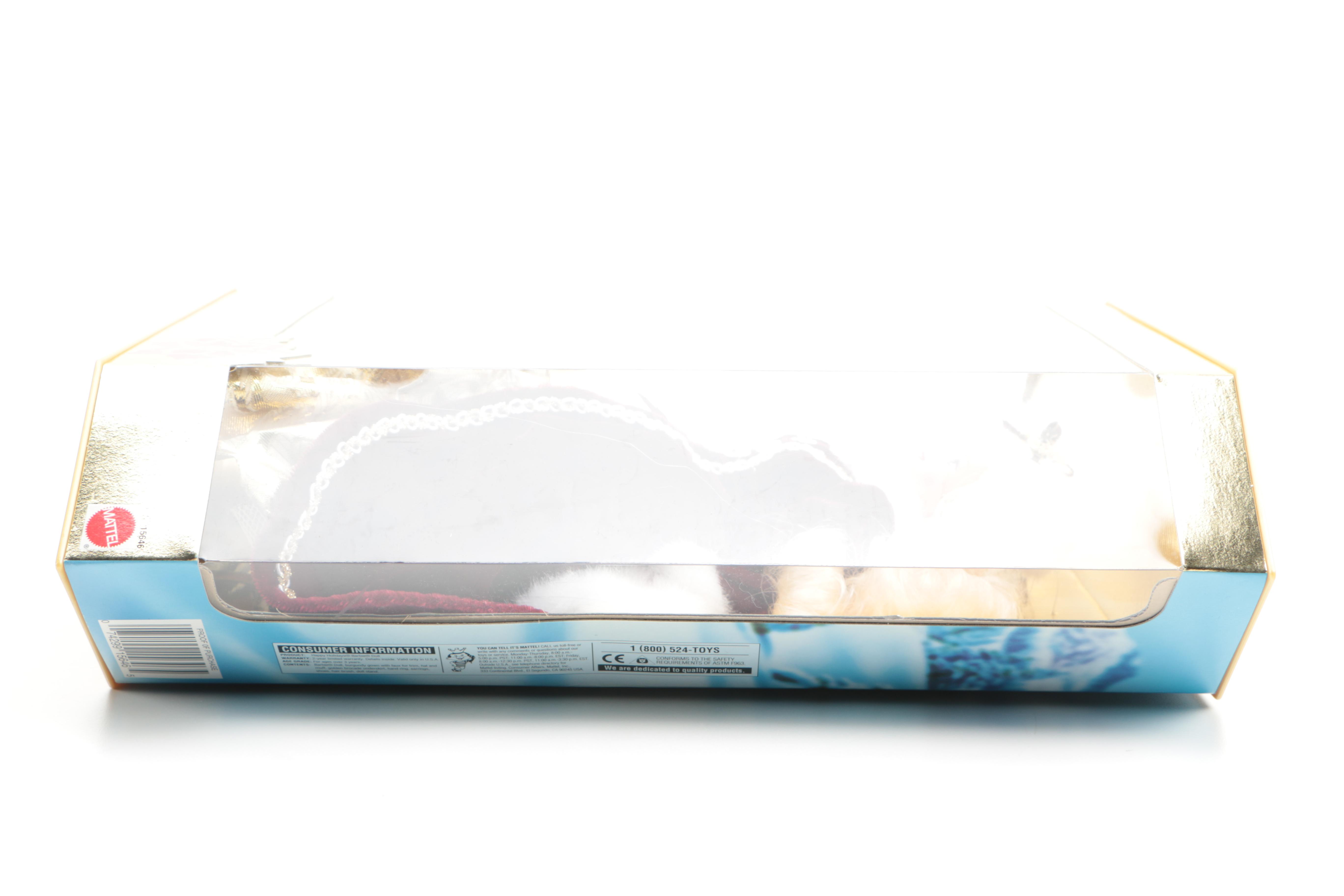 Pair of Holiday Barbies in Boxes