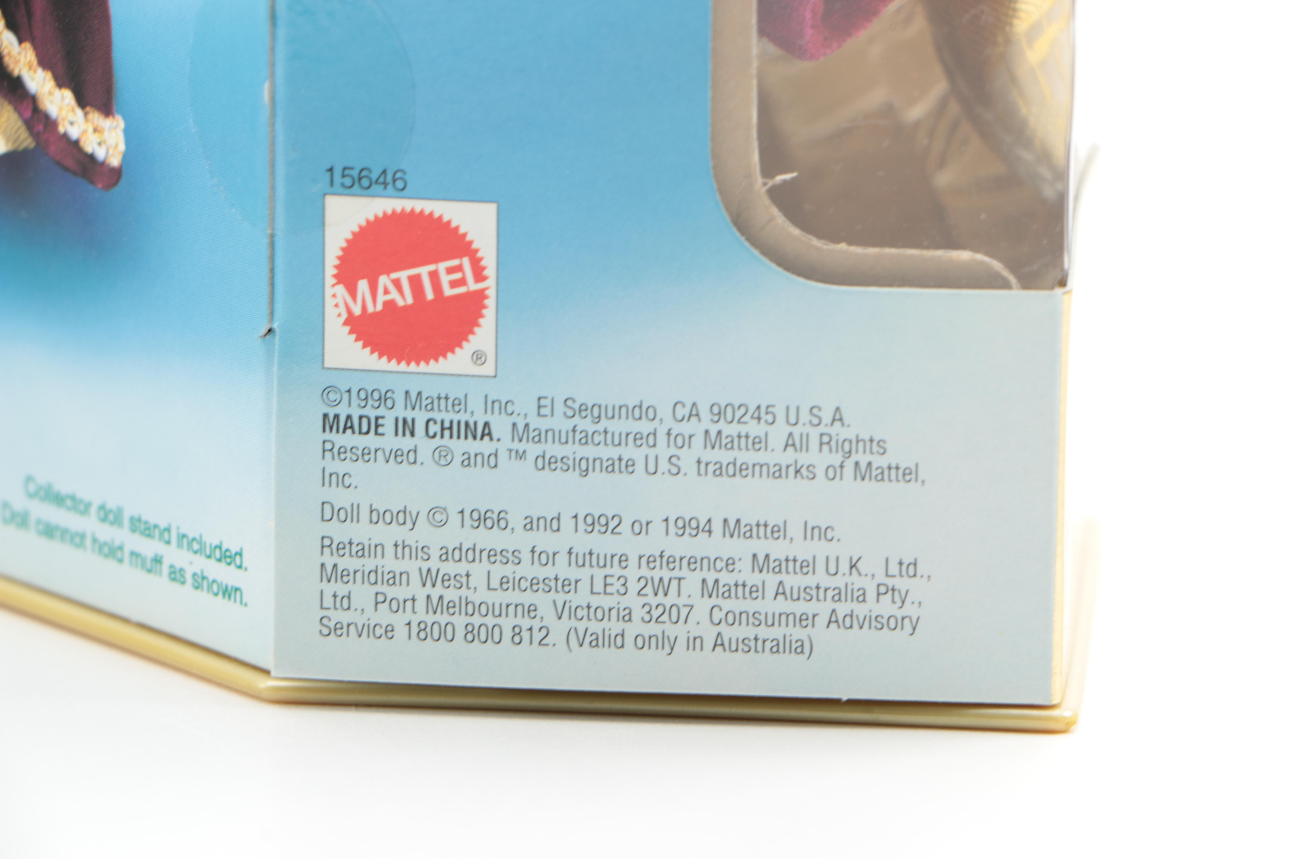 Pair of Holiday Barbies in Boxes