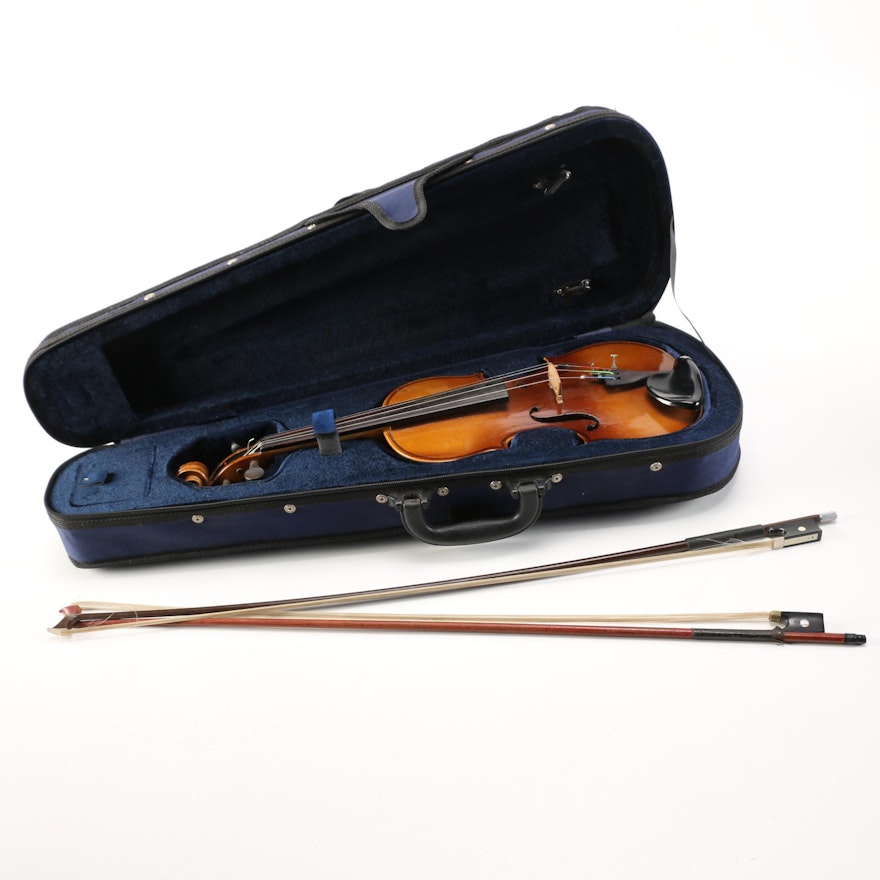 Kiso Suzuki Violin, Case and Bow