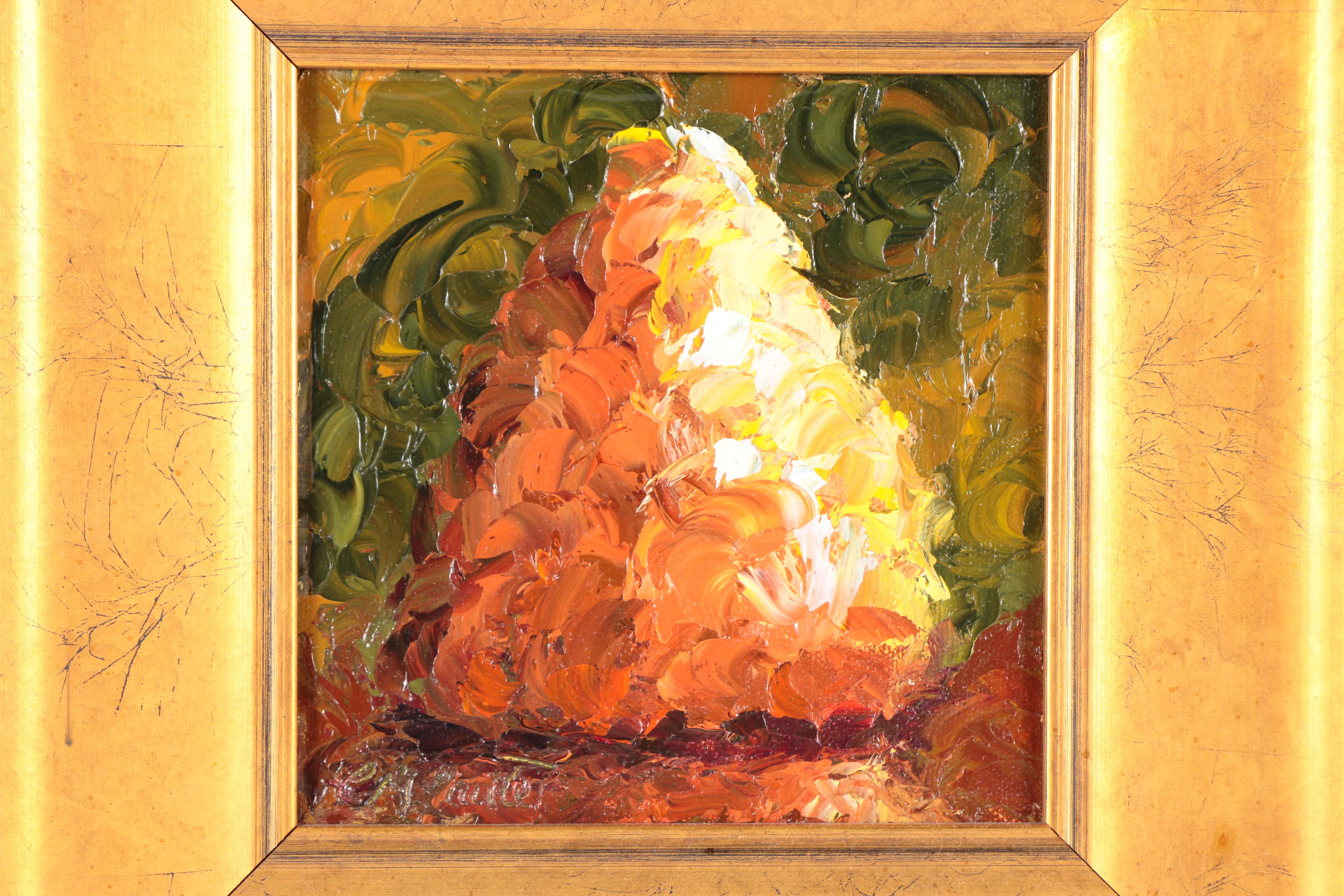 Colleen Lauter Murphy Impasto Still Life Oil on Canvas "Pear Study"
