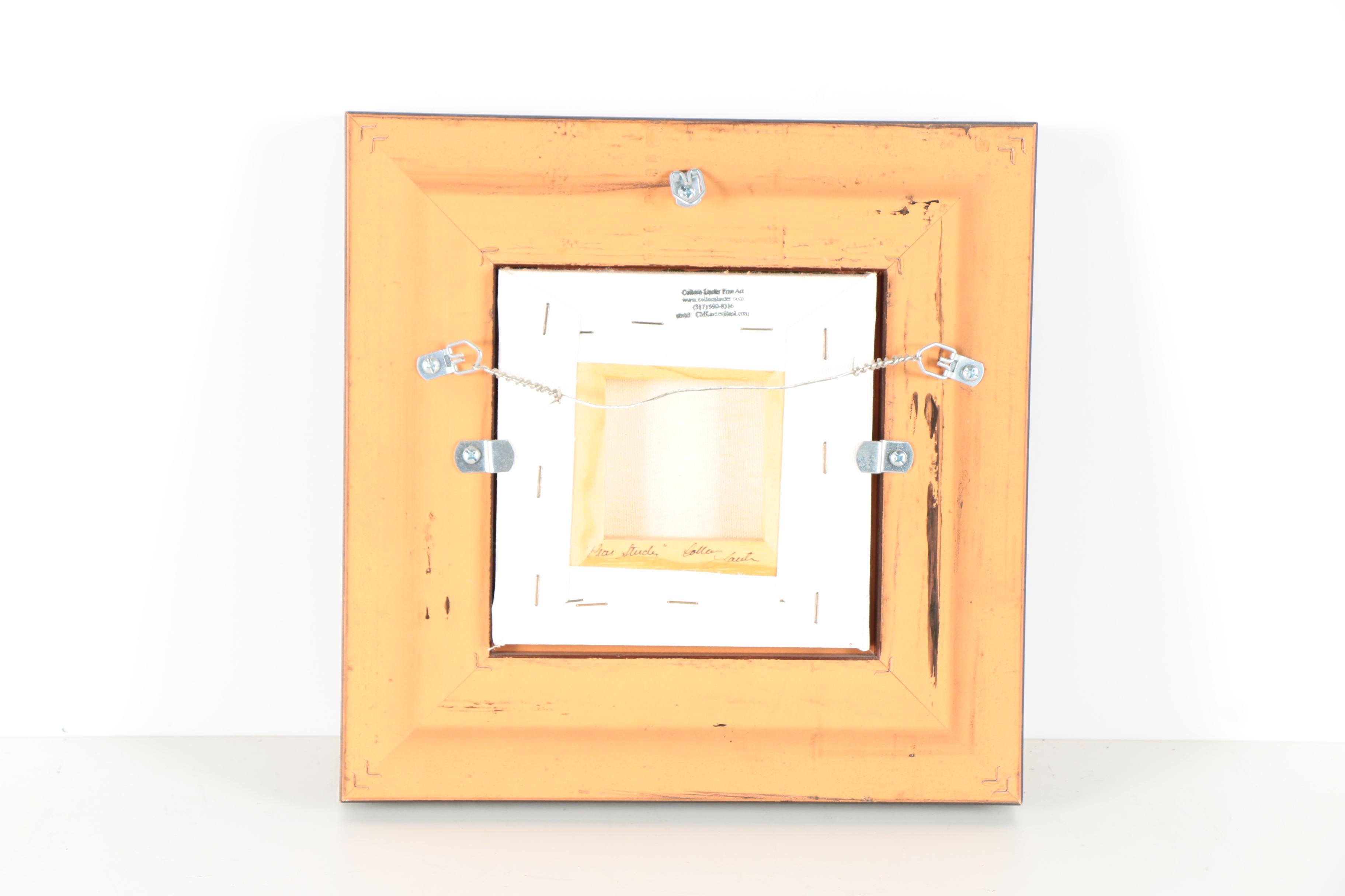 Colleen Lauter Murphy Impasto Still Life Oil on Canvas "Pear Study"