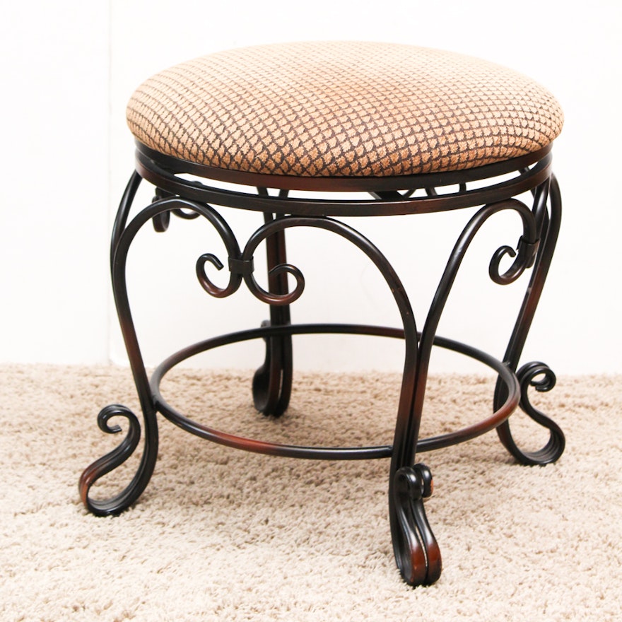 Wrought Iron Vanity Stool by Pier1 Imports