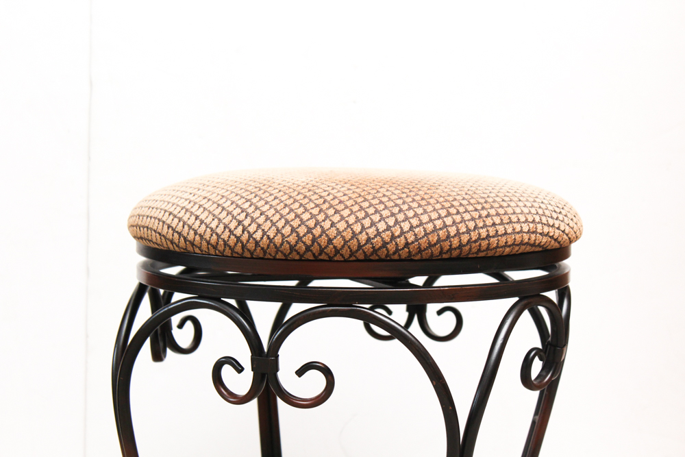 Wrought Iron Vanity Stool by Pier1 Imports