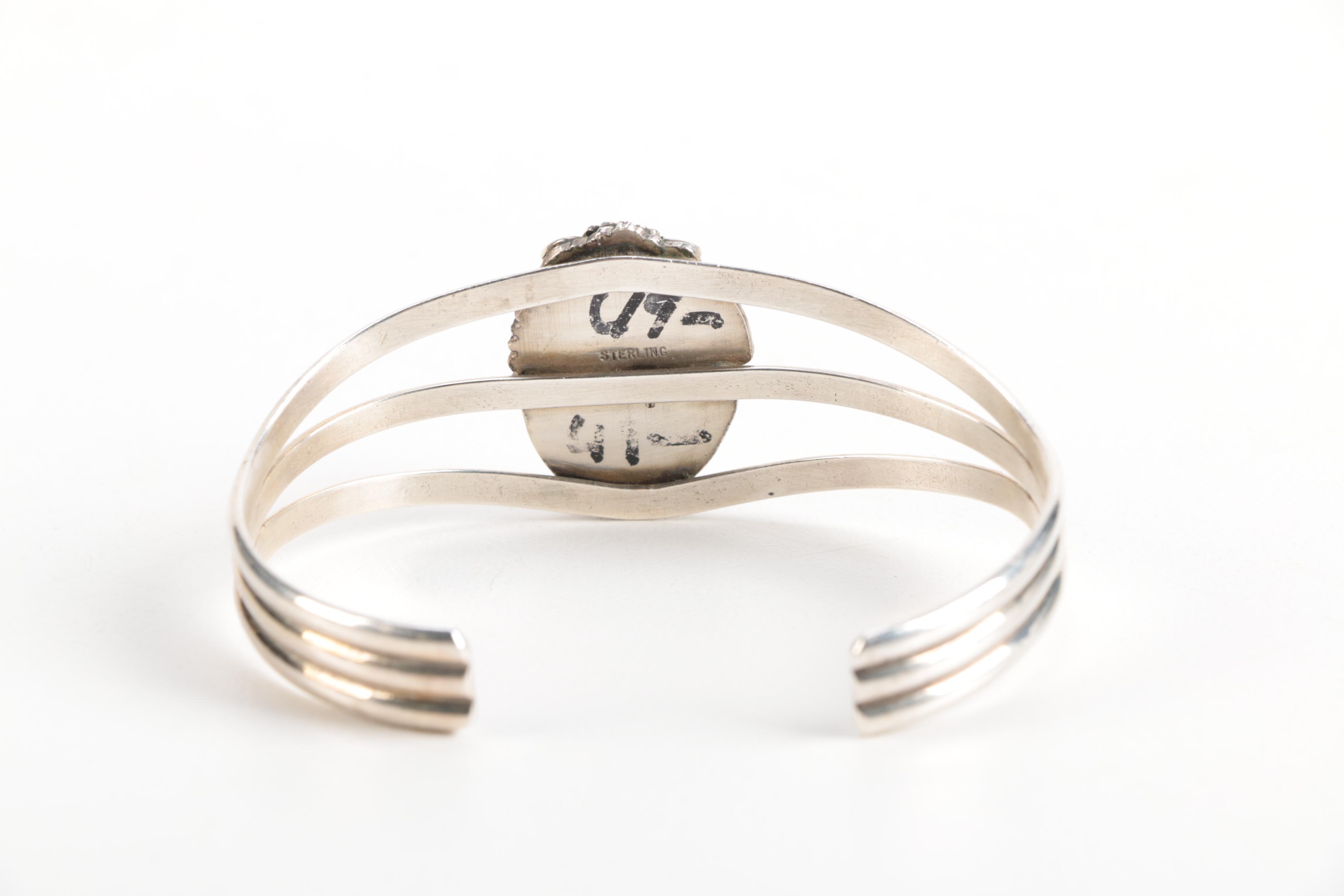 Southwestern Style Sterling Silver Malachite Jewelry