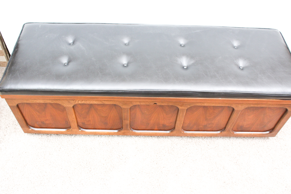 Upholstered "Aroma-Tite" Cedar Chest by Lane
