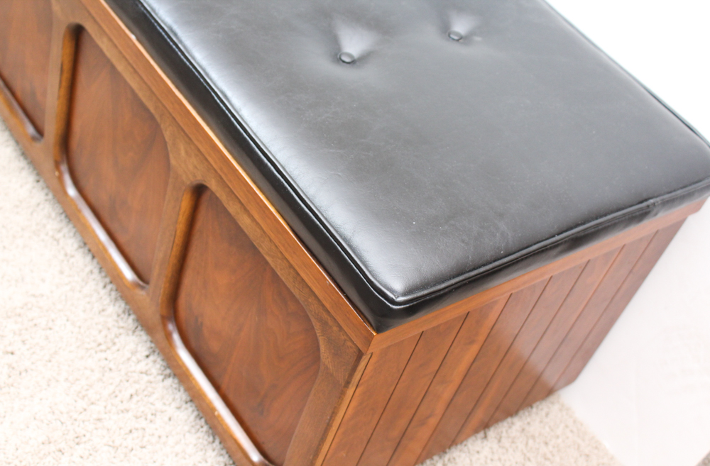 Upholstered "Aroma-Tite" Cedar Chest by Lane
