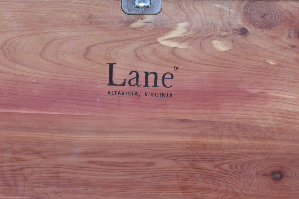 Upholstered "Aroma-Tite" Cedar Chest by Lane