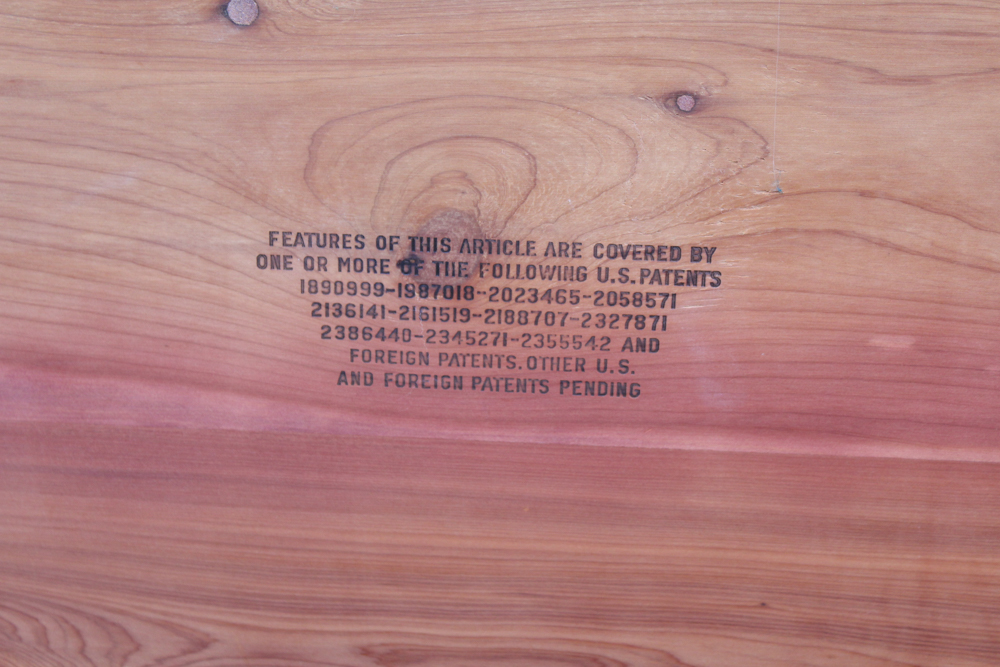 Upholstered "Aroma-Tite" Cedar Chest by Lane