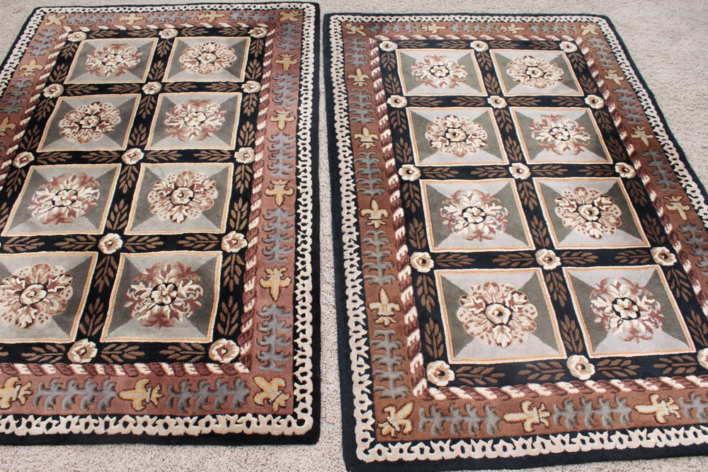 Pair of Hand Tufted Chinese Area Rugs by Momeni