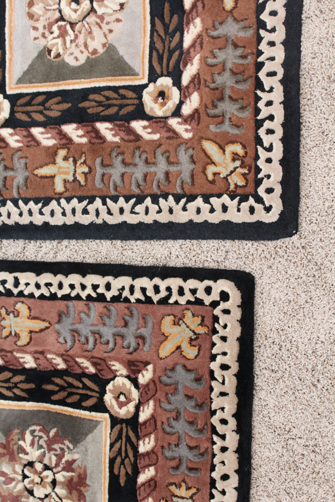 Pair of Hand Tufted Chinese Area Rugs by Momeni