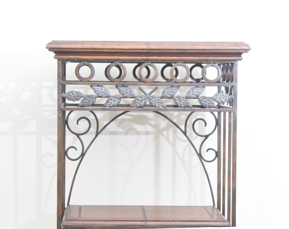 Wrought Iron Étagère