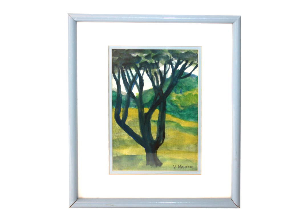 V. Rader Original Tree Watercolor