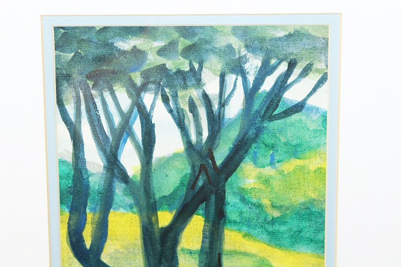 V. Rader Original Tree Watercolor