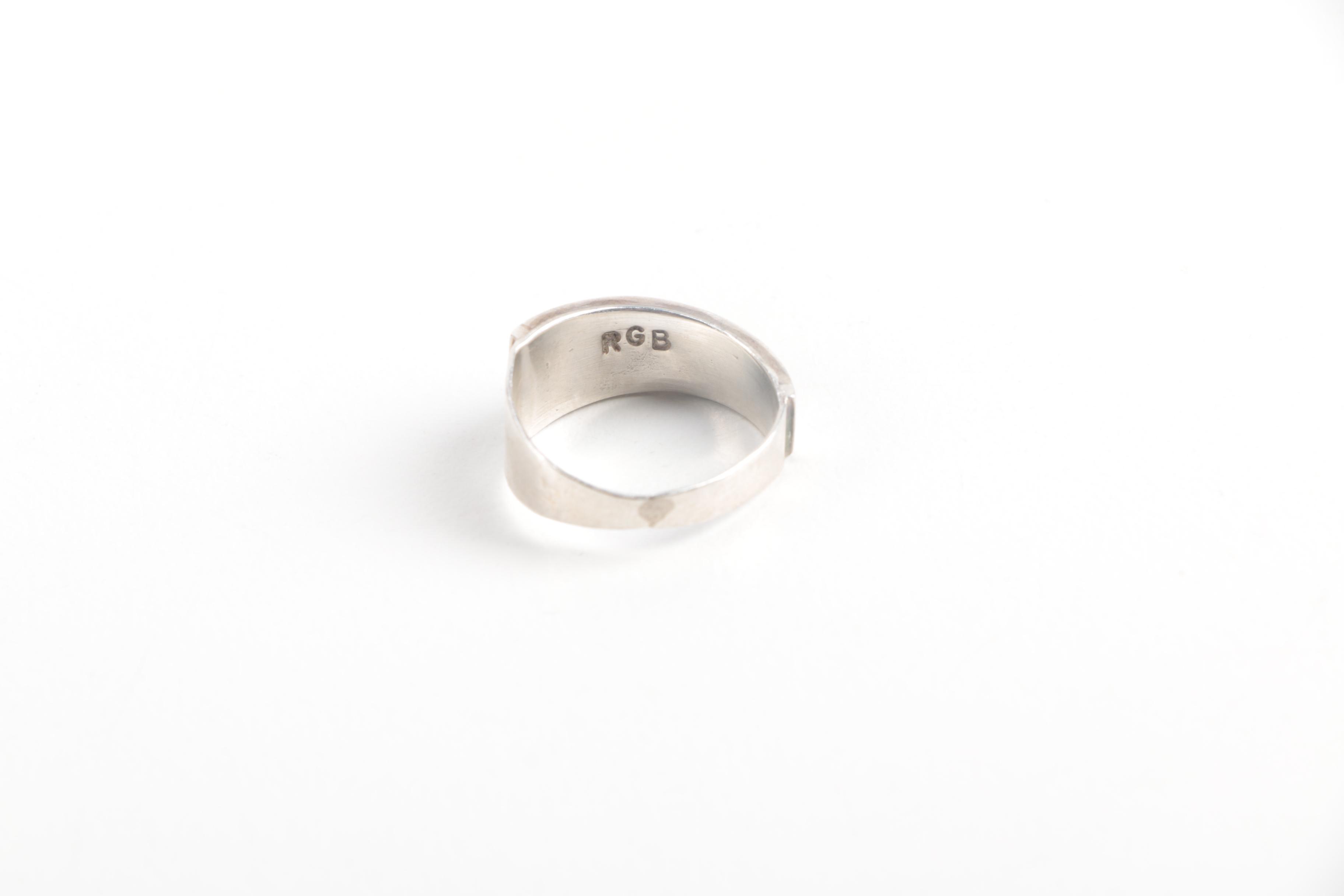 Sterling Silver Gemstone Rings Featuring Native American Smiths