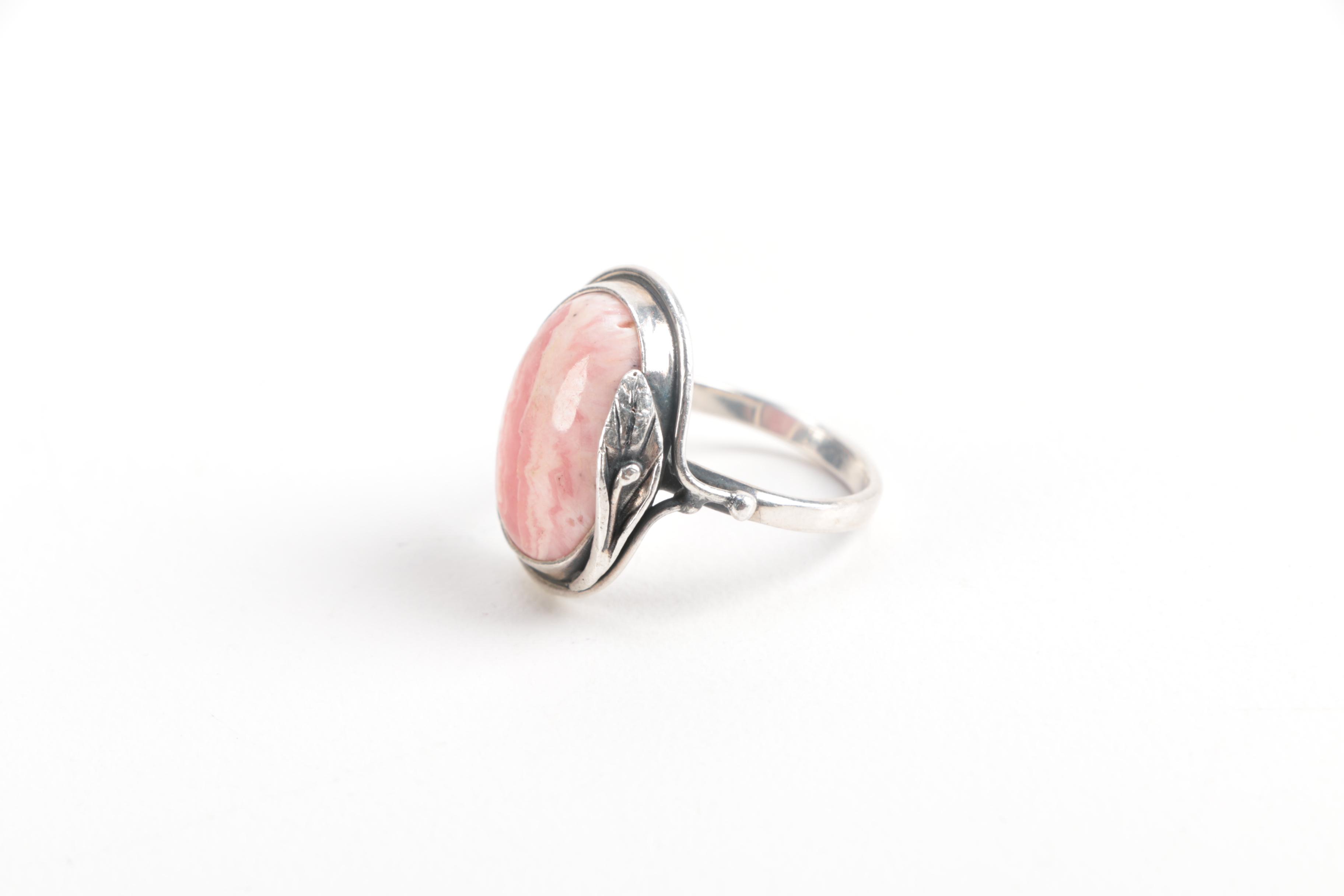 Sterling Silver Gemstone Rings Featuring Native American Smiths