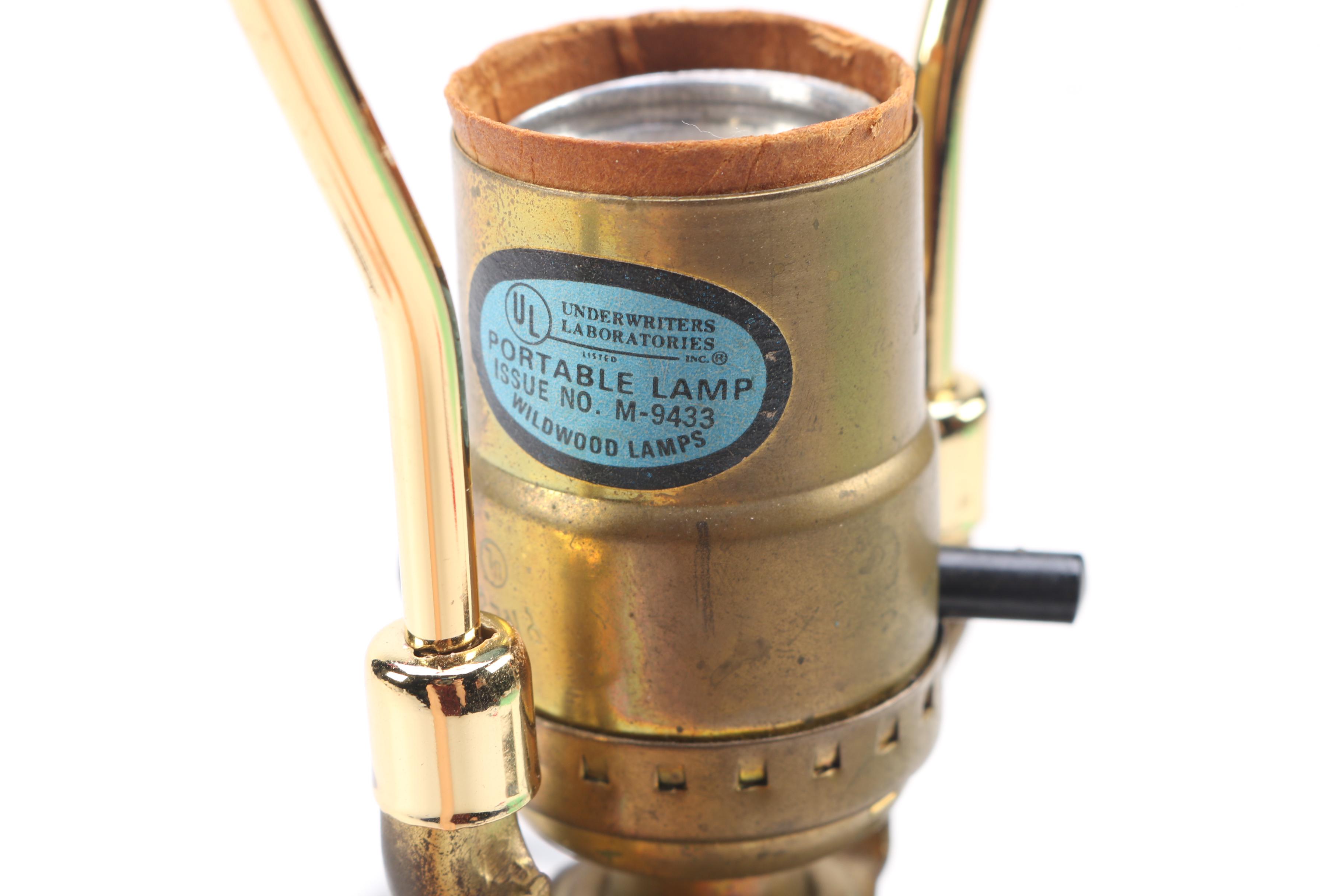 Wildwood Chinese Inspired Metal Box Table Lamp