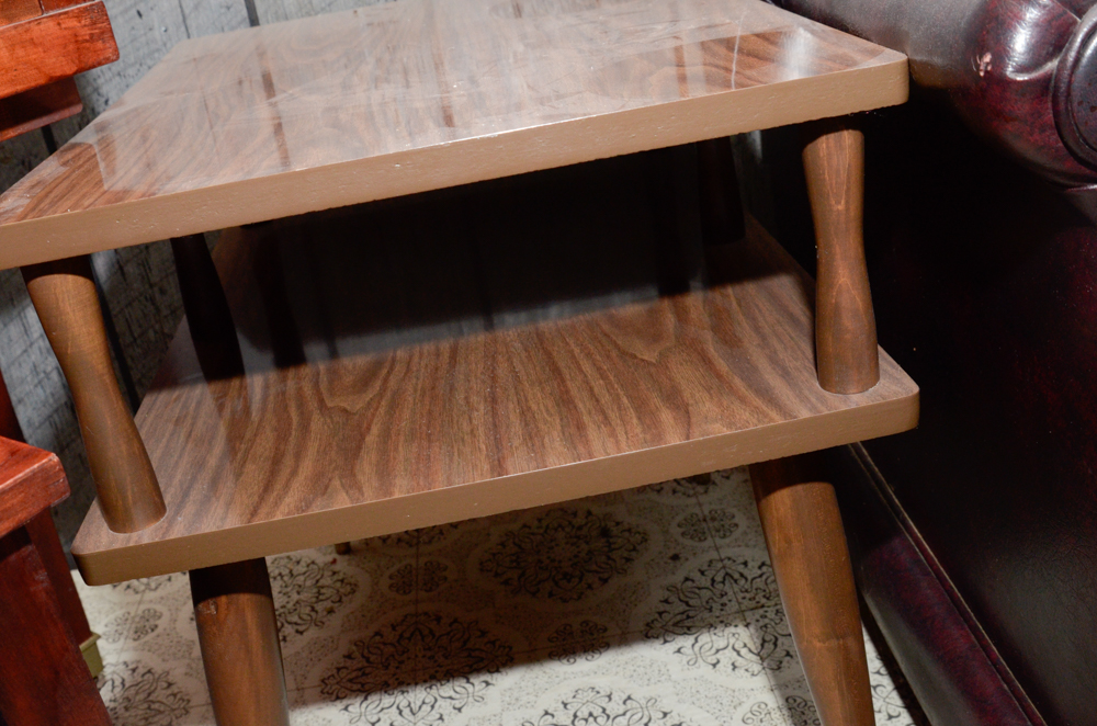 Pair of Mid Century Modern Birdcage End Tables