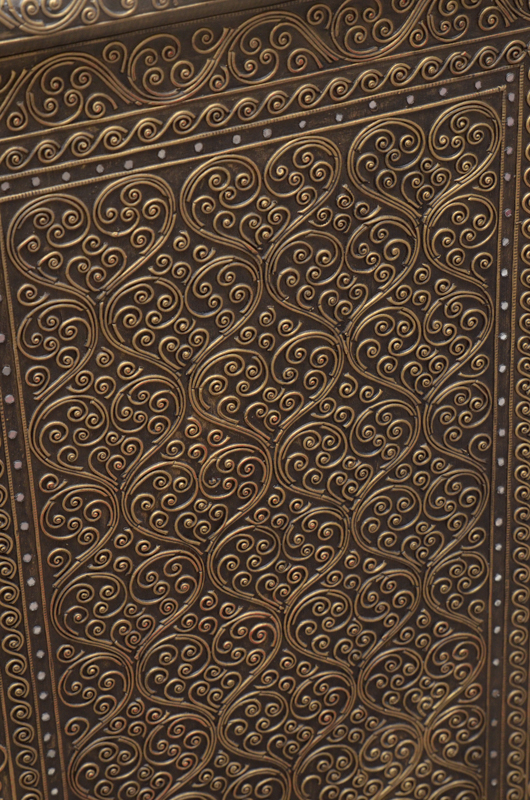 Gold Tone Surfaced Wooden Dresser