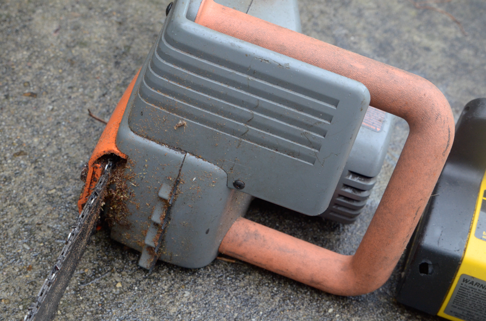 Assortment of Electrical Saws and Hedge Trimmers
