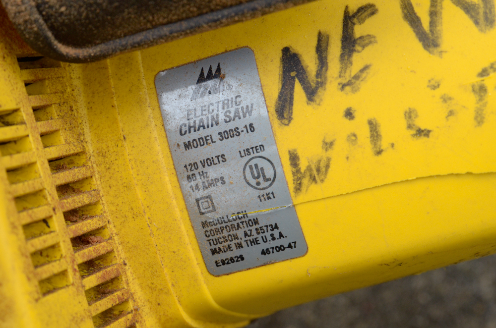 Assortment of Electrical Saws and Hedge Trimmers