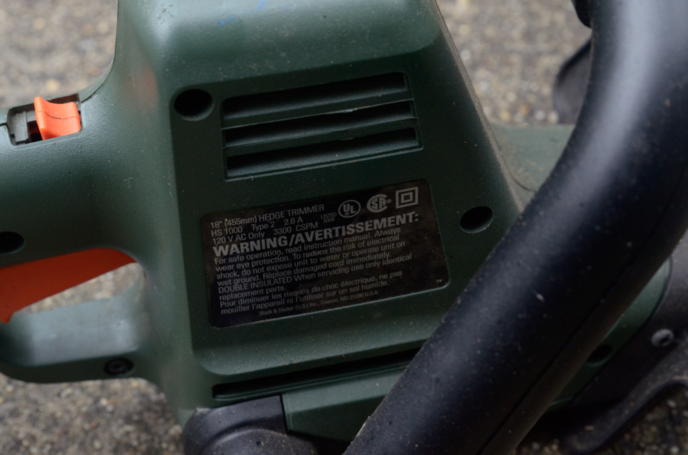 Assortment of Electrical Saws and Hedge Trimmers