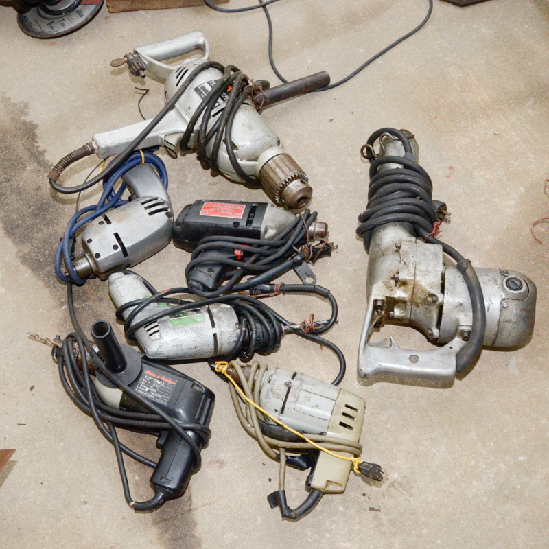 Collection of Power Drills