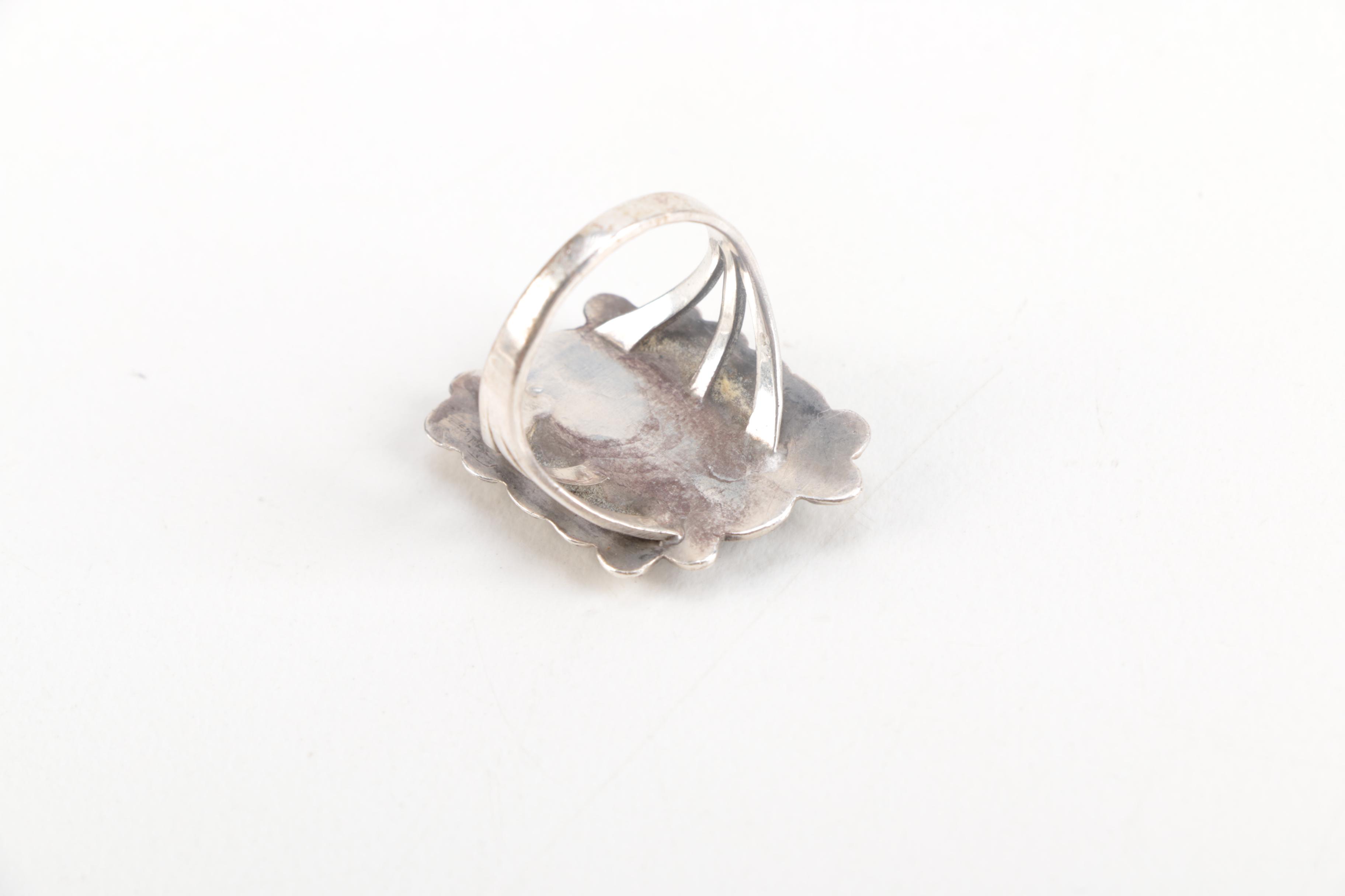 Southwestern Style Gemstone Rings Featuring Native American Silversmiths